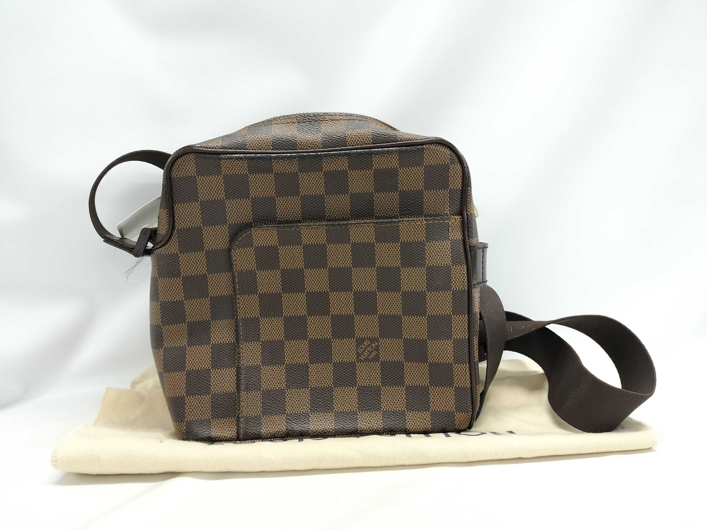 LOUIS VUITTON Damier N41442 Olaf PM Shoulder Bag