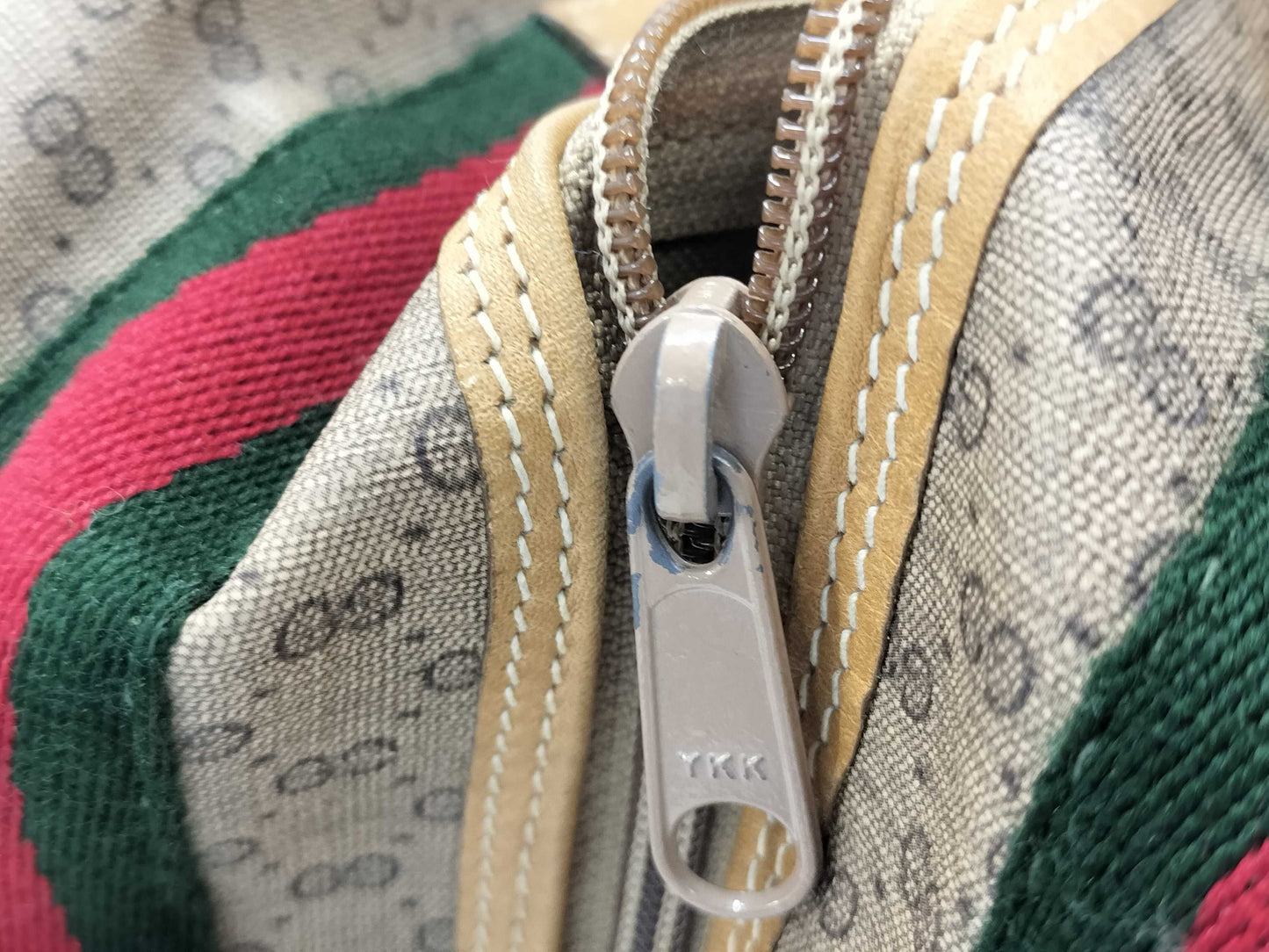 GUCCI Boston Bag Sherry Old Boston Bag