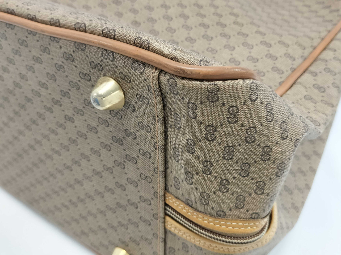GUCCI Boston Bag Sherry Old Boston Bag