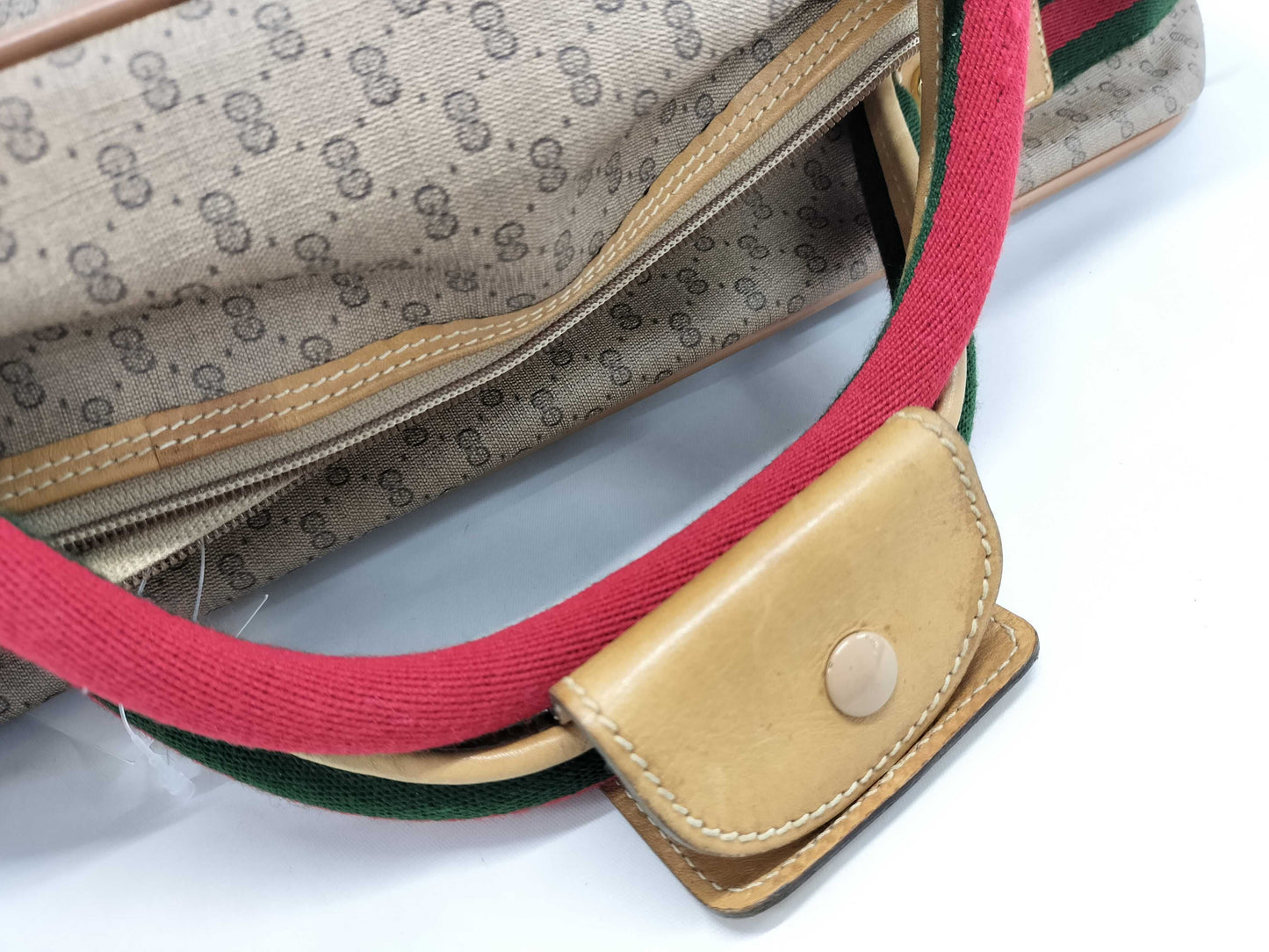 GUCCI Boston Bag Sherry Old Boston Bag