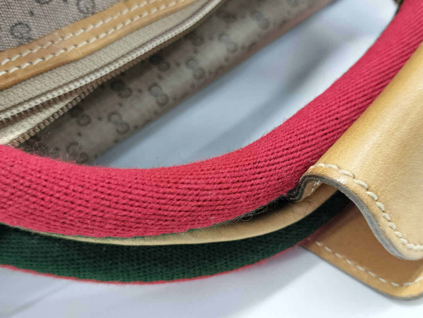 GUCCI Boston Bag Sherry Old Boston Bag
