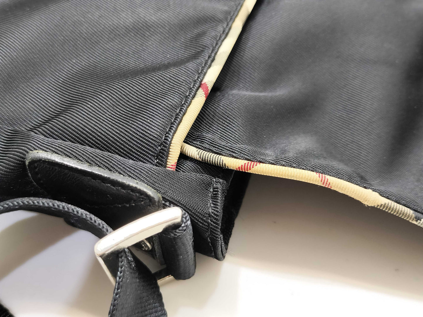 BURBERRY Blue Label Nylon Shoulder Bag