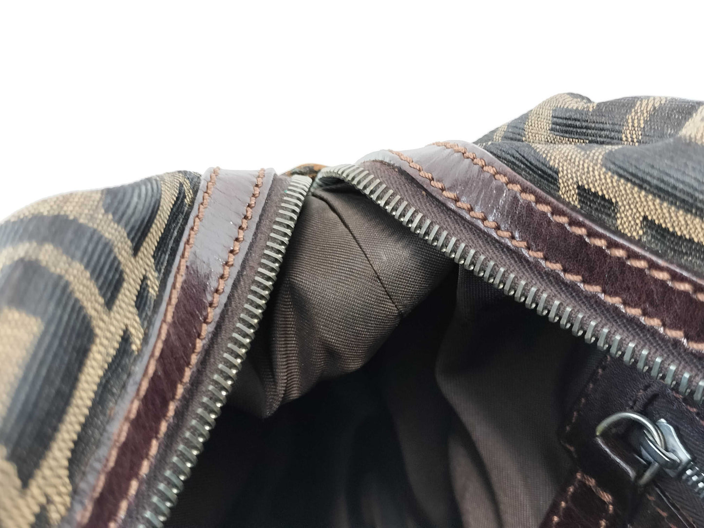 FENDI Zucca pattern Boston handbag Boston bag