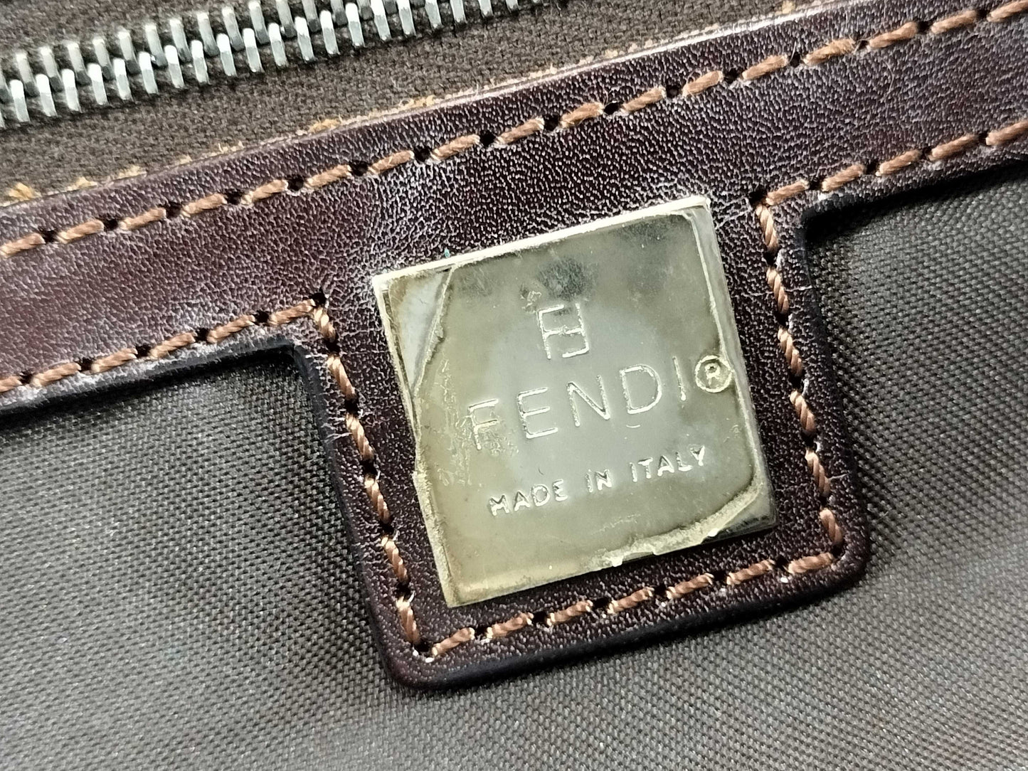 FENDI Zucca pattern Boston handbag Boston bag