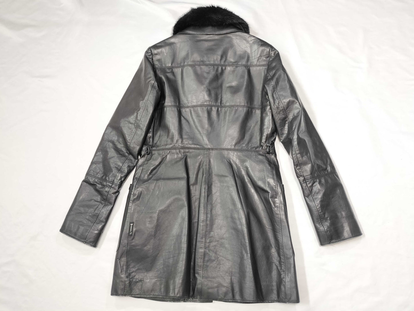 ARMANI JEANS Leather Coat Jacket