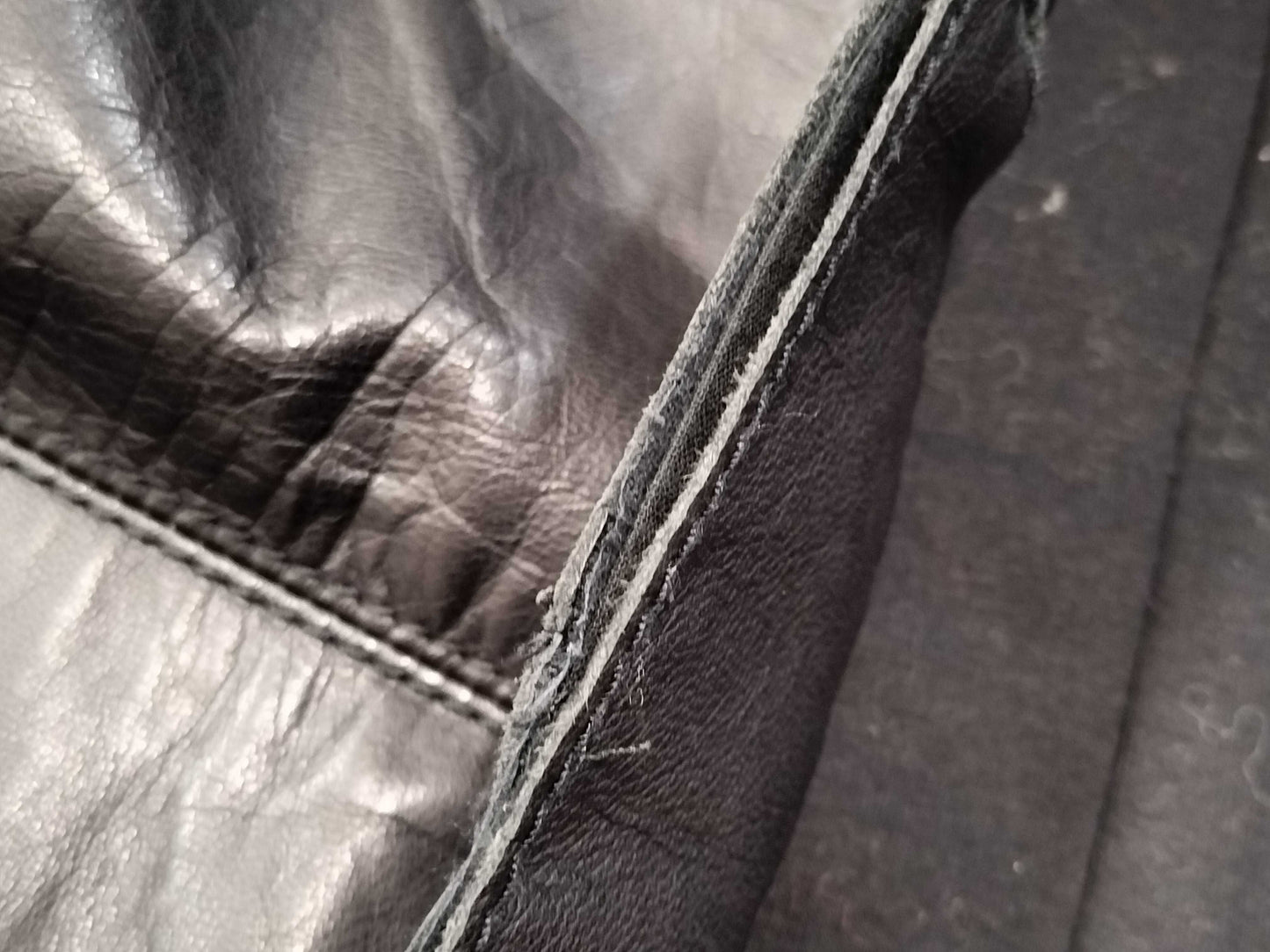 ARMANI JEANS Leather Coat Jacket
