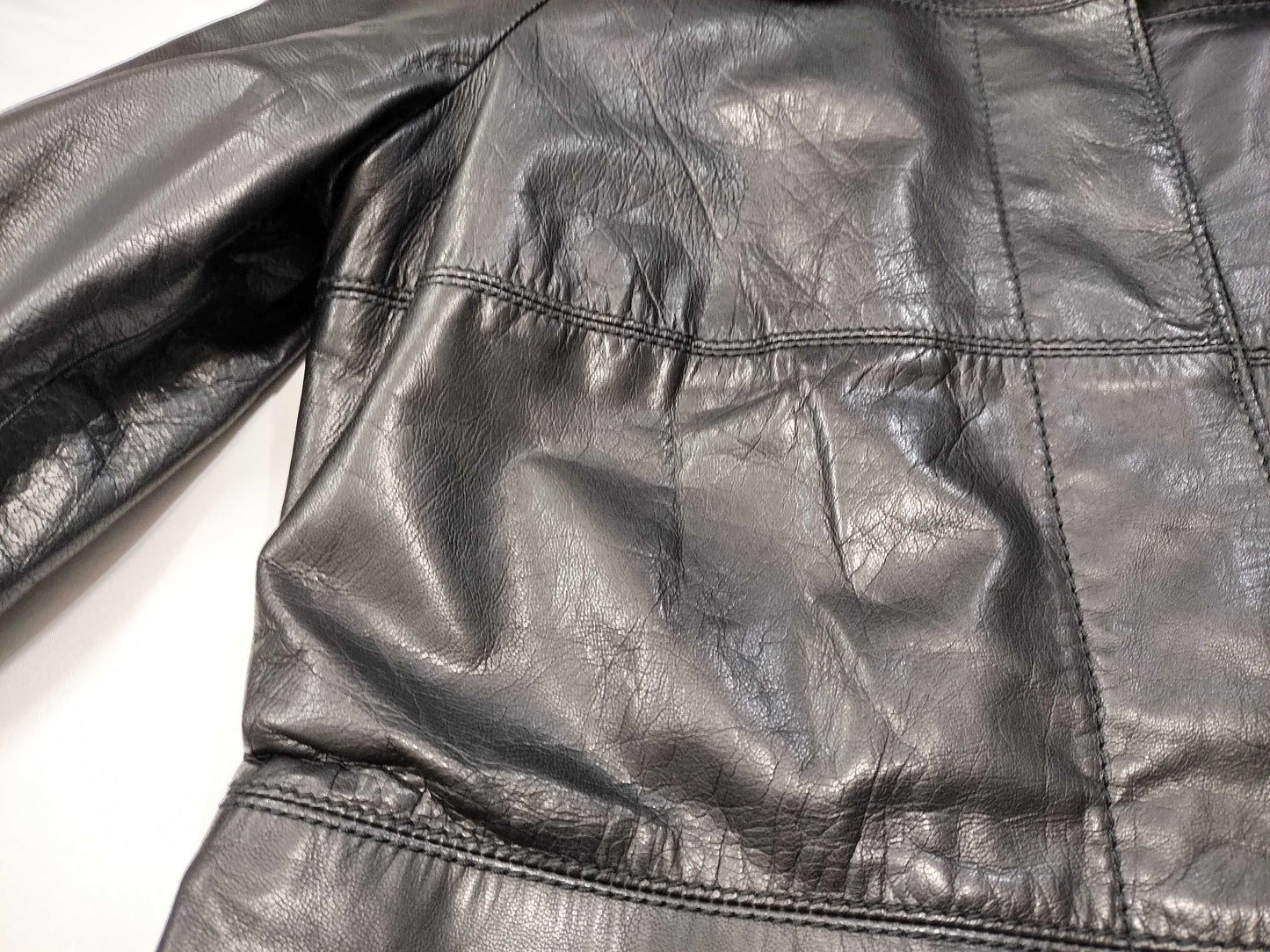 ARMANI JEANS Leather Coat Jacket