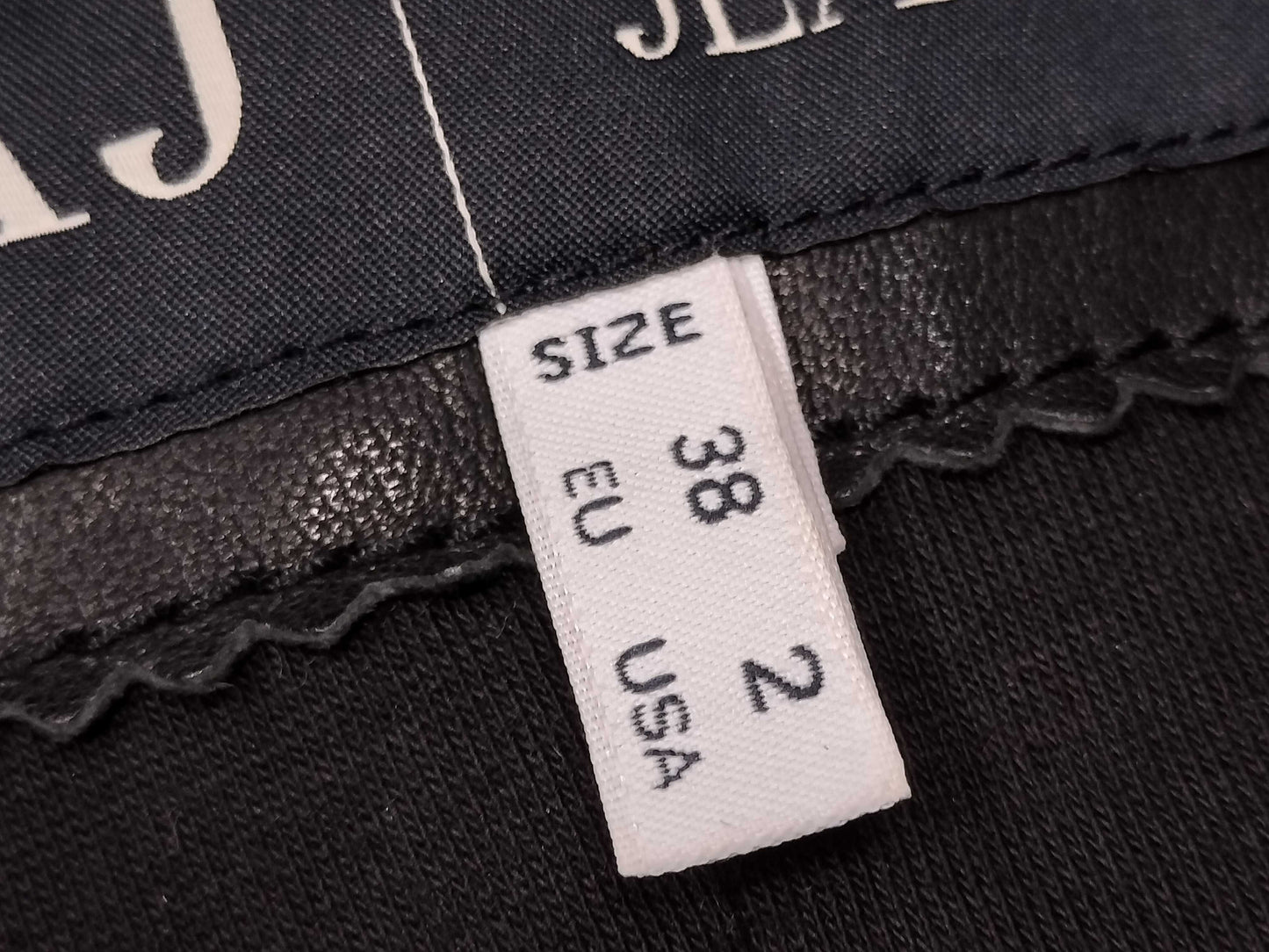 ARMANI JEANS Leather Coat Jacket