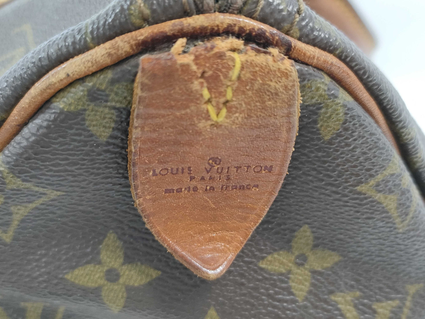 LOUIS VUITTON Monogram Old Speedy 30 Boston Bag