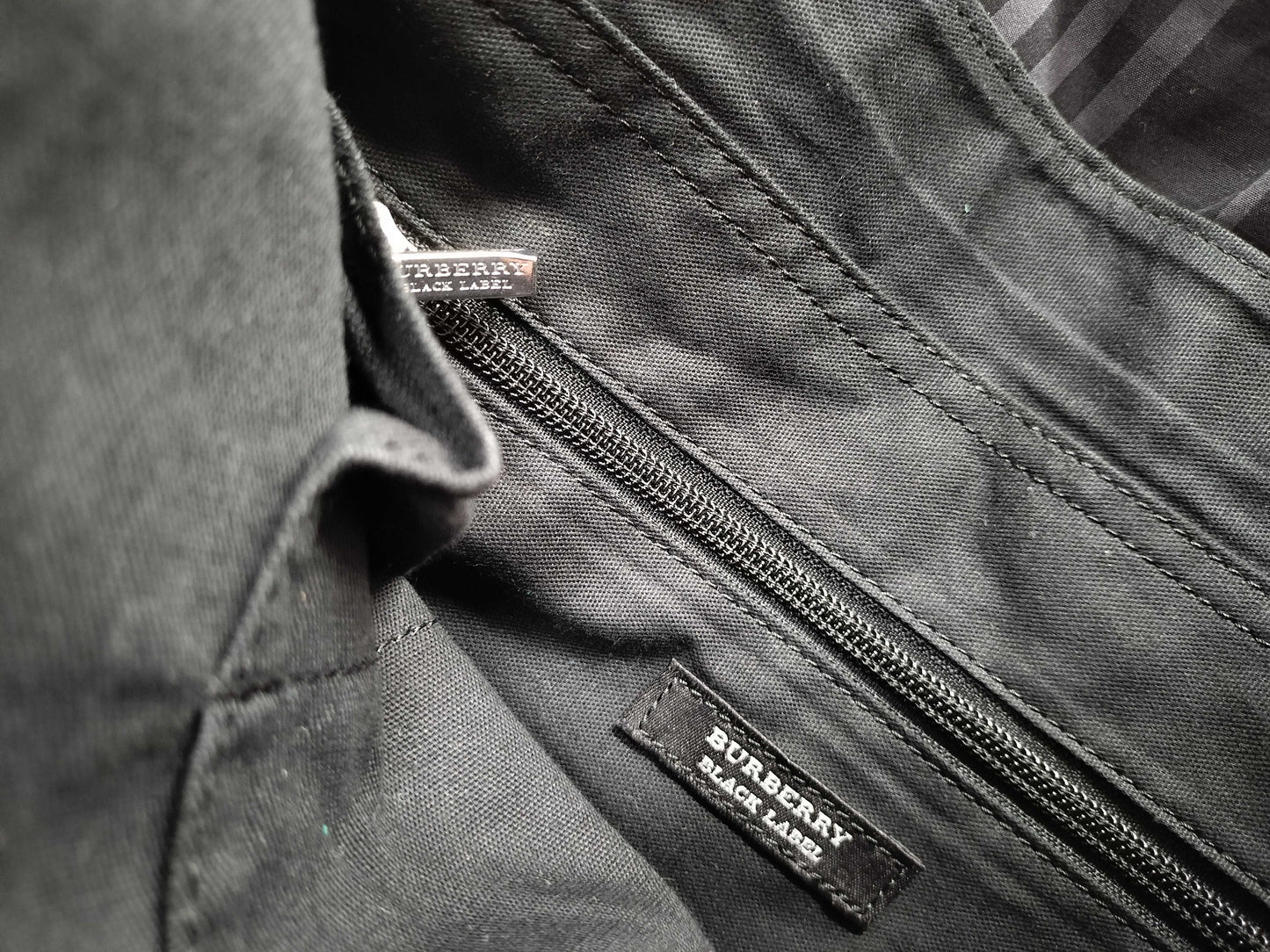 BURBERRY BLACK LABEL Canvas Messenger Shoulder Bag