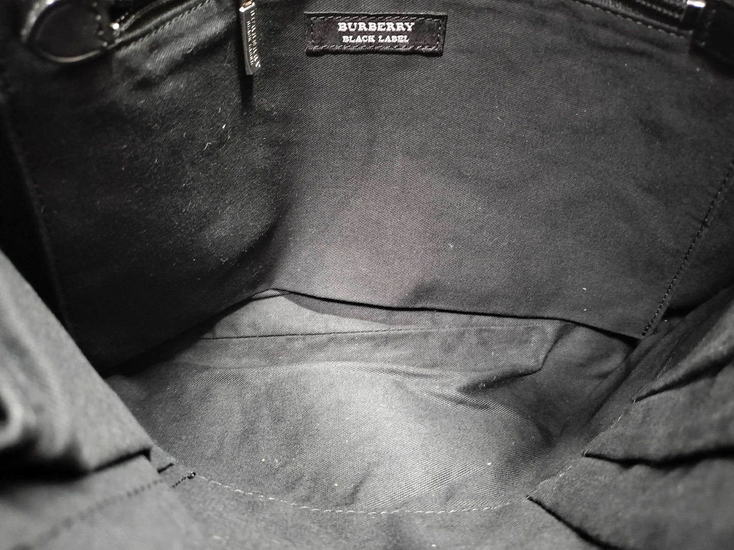 BURBERRY BLACK LABEL Canvas Messenger Shoulder Bag