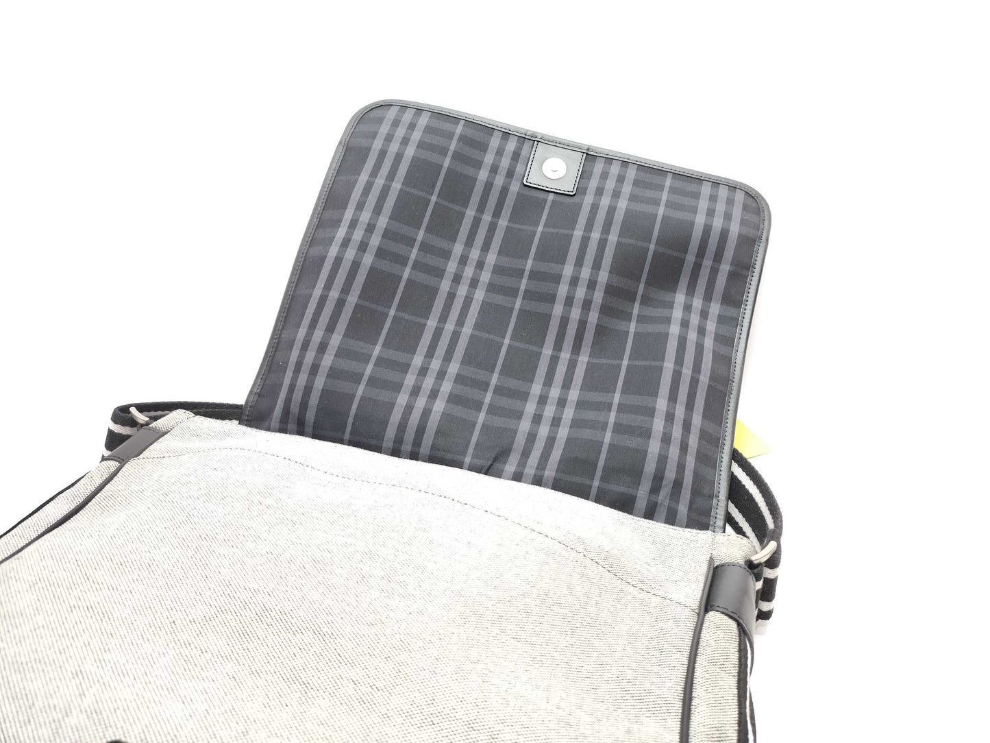 BURBERRY BLACK LABEL Canvas Messenger Shoulder Bag