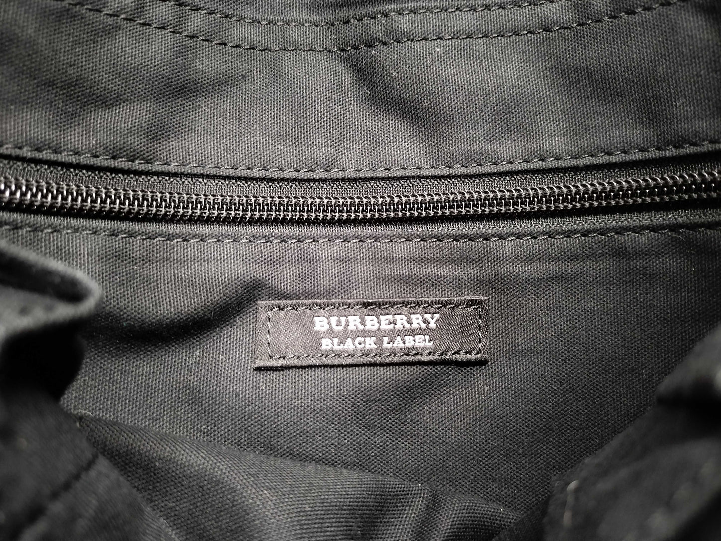 BURBERRY BLACK LABEL Canvas Messenger Shoulder Bag