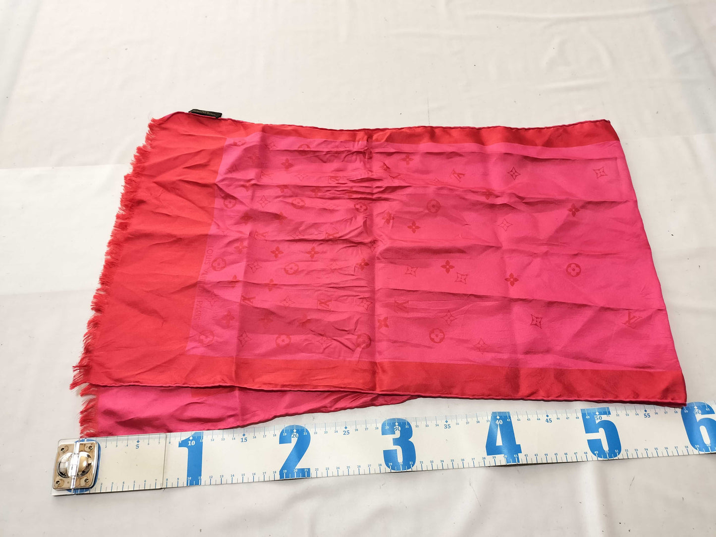 LOUIS VUITTON Monogram Large Silk Scarf