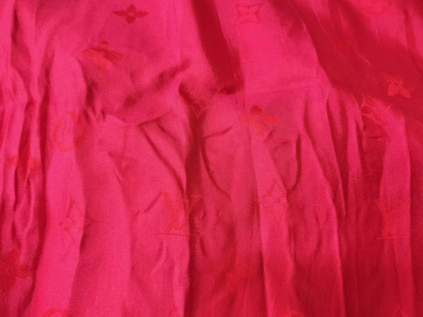LOUIS VUITTON Monogram Large Silk Scarf