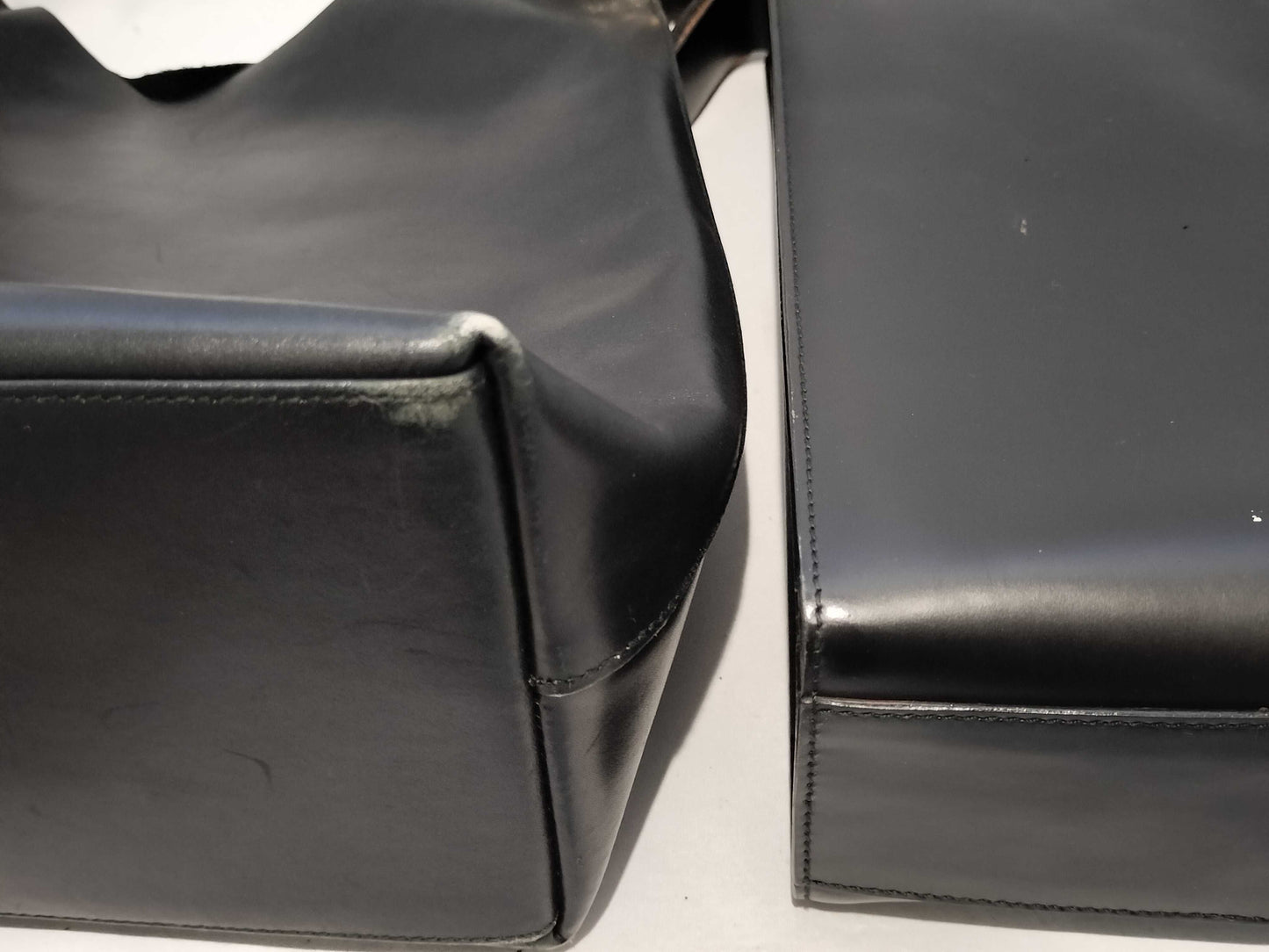 GUCCI Bamboo Leather Bag/Pouch Set Shoulder Bag