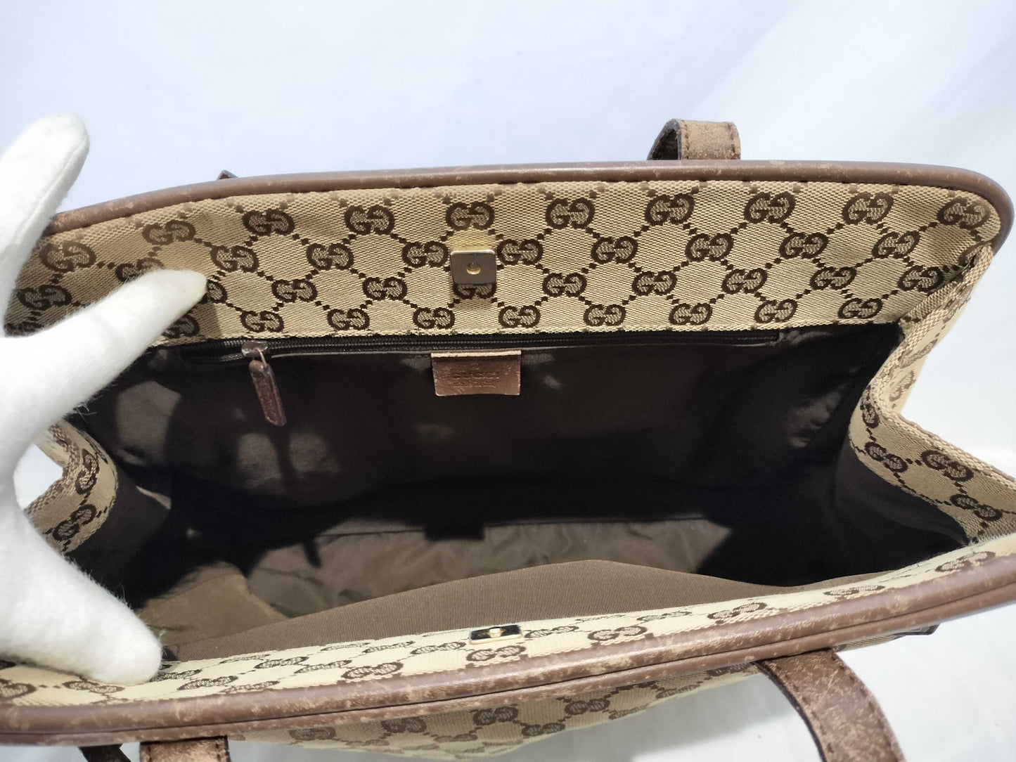 GUCCI GG Canvas Handbag Handbag