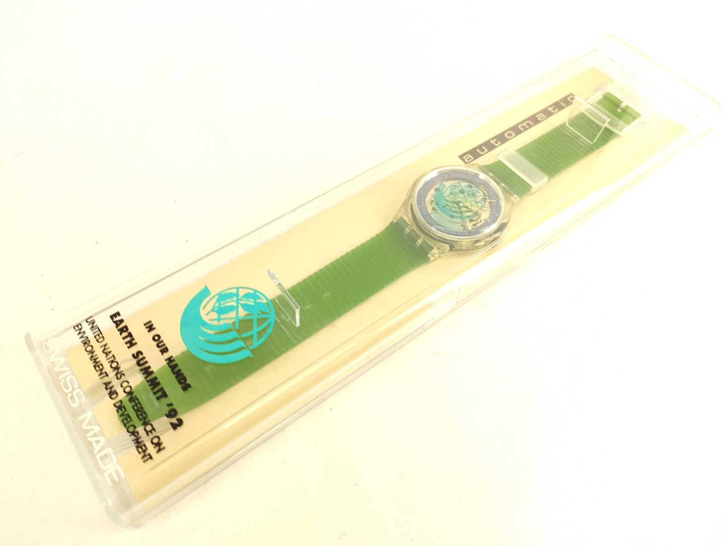 Swatch IN OUR HANDS EARTH SUMMIT Men's Watch