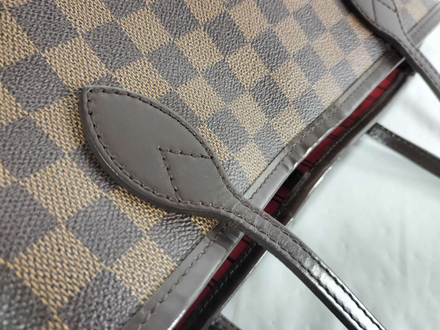 LOUIS VUITTON AR0150 Damier N41358 Neverfull MM Tote Bag