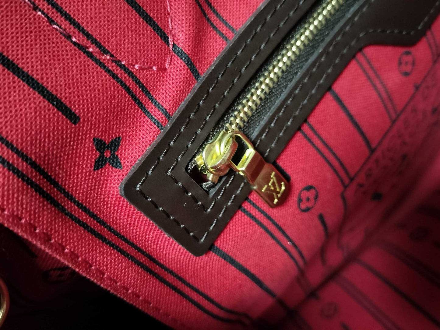 LOUIS VUITTON AR0150 Damier N41358 Neverfull MM Tote Bag
