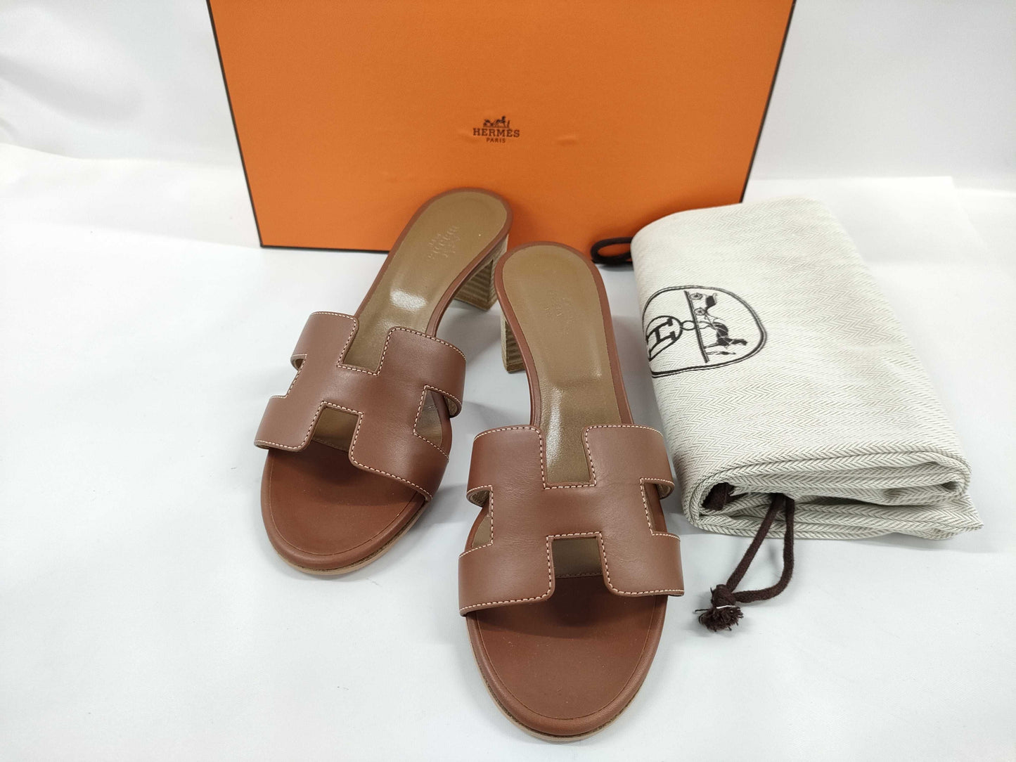 HERMES Oasis 36 1/2 Sandals Mules