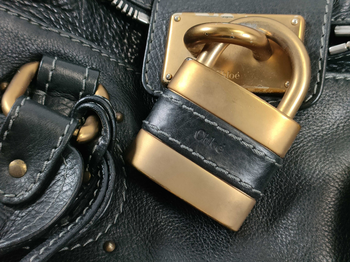 Chloe Leather Handbag Black Handbag