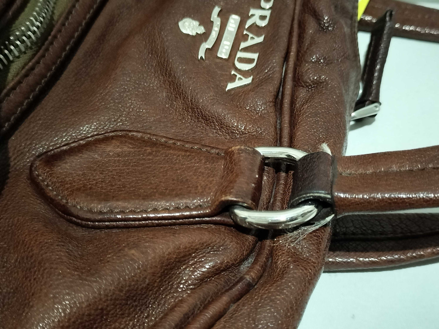 PRADA handbag with factory tag