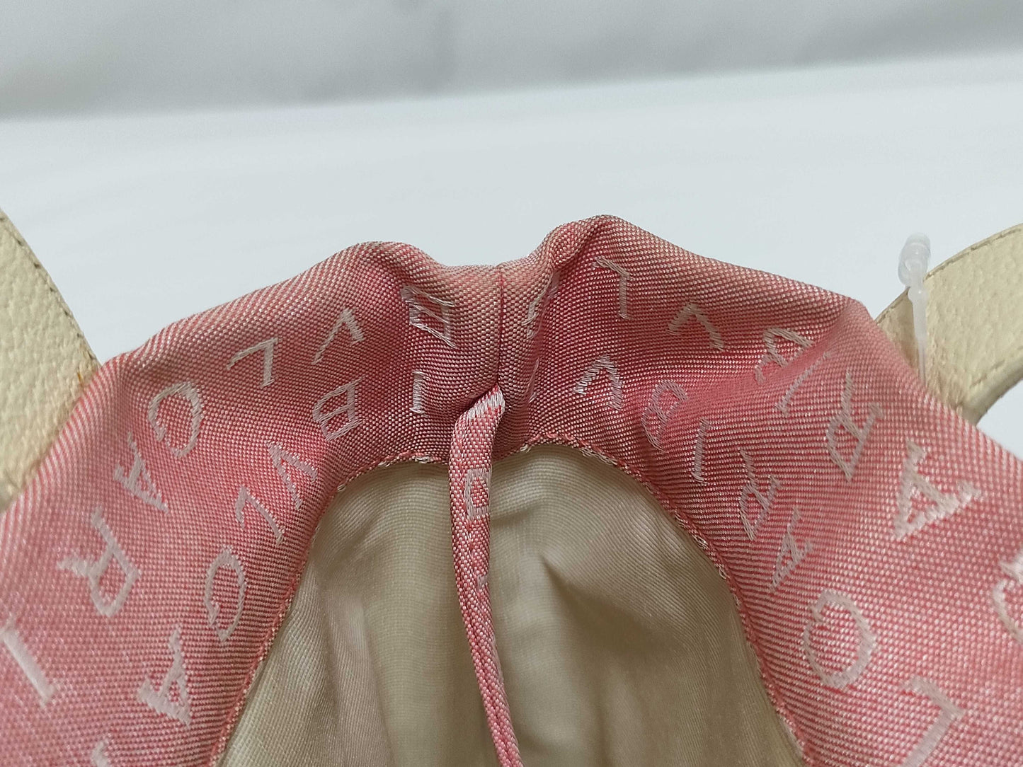 BVLGARI Logomania Canvas and Leather Tote Bag Pink