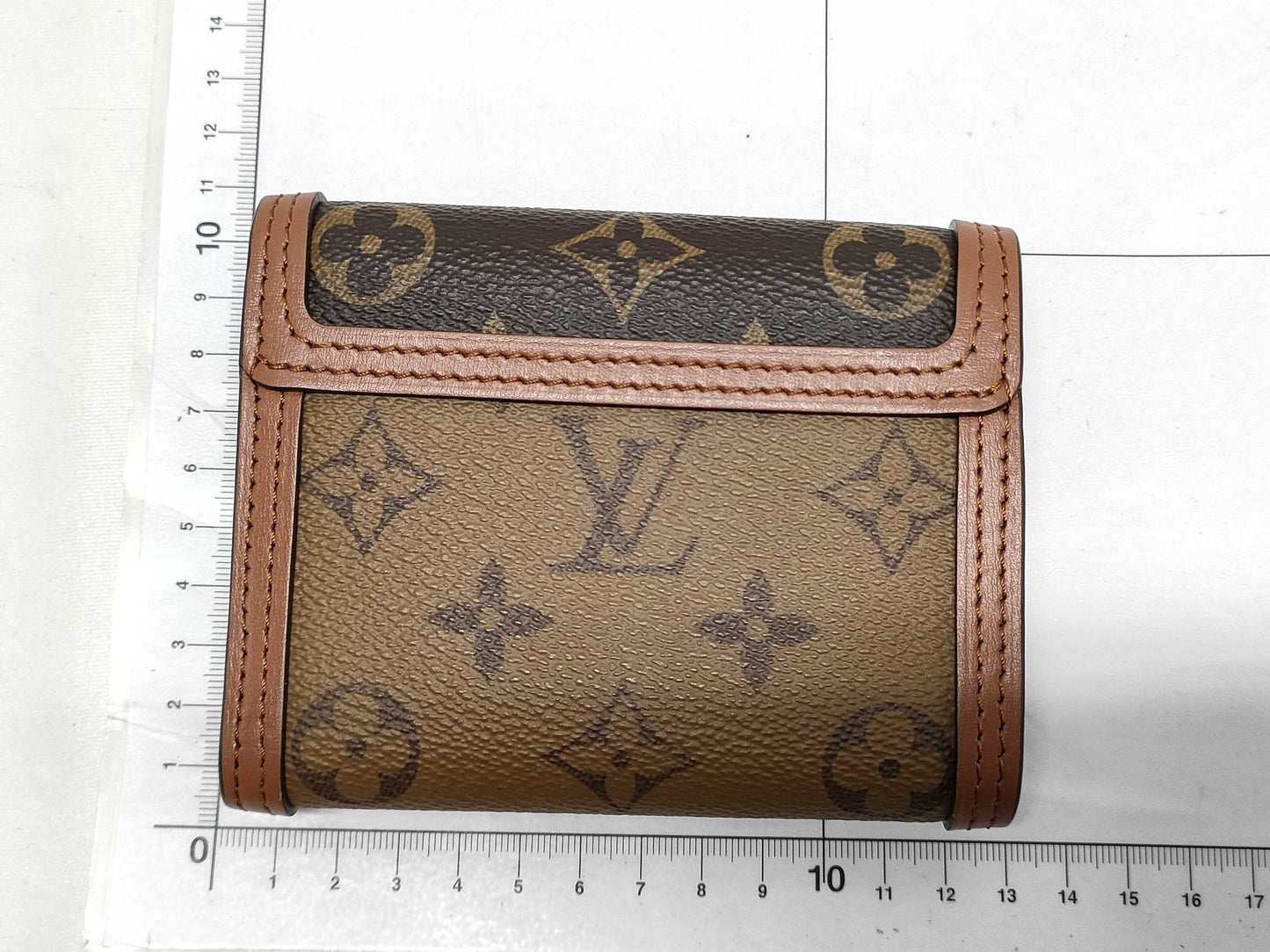 LOUIS VUITTON Monogram Reverse Portefeuille Dauphine Wallet