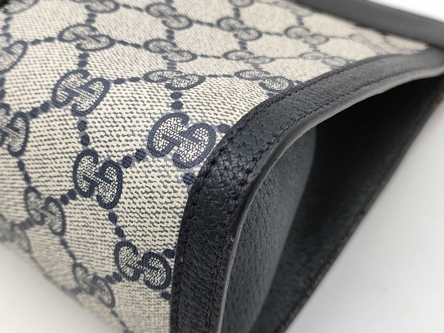 GUCCI GG Supreme OLD GUCCI / 89・01・033 / Sherry / Navy Second Bag