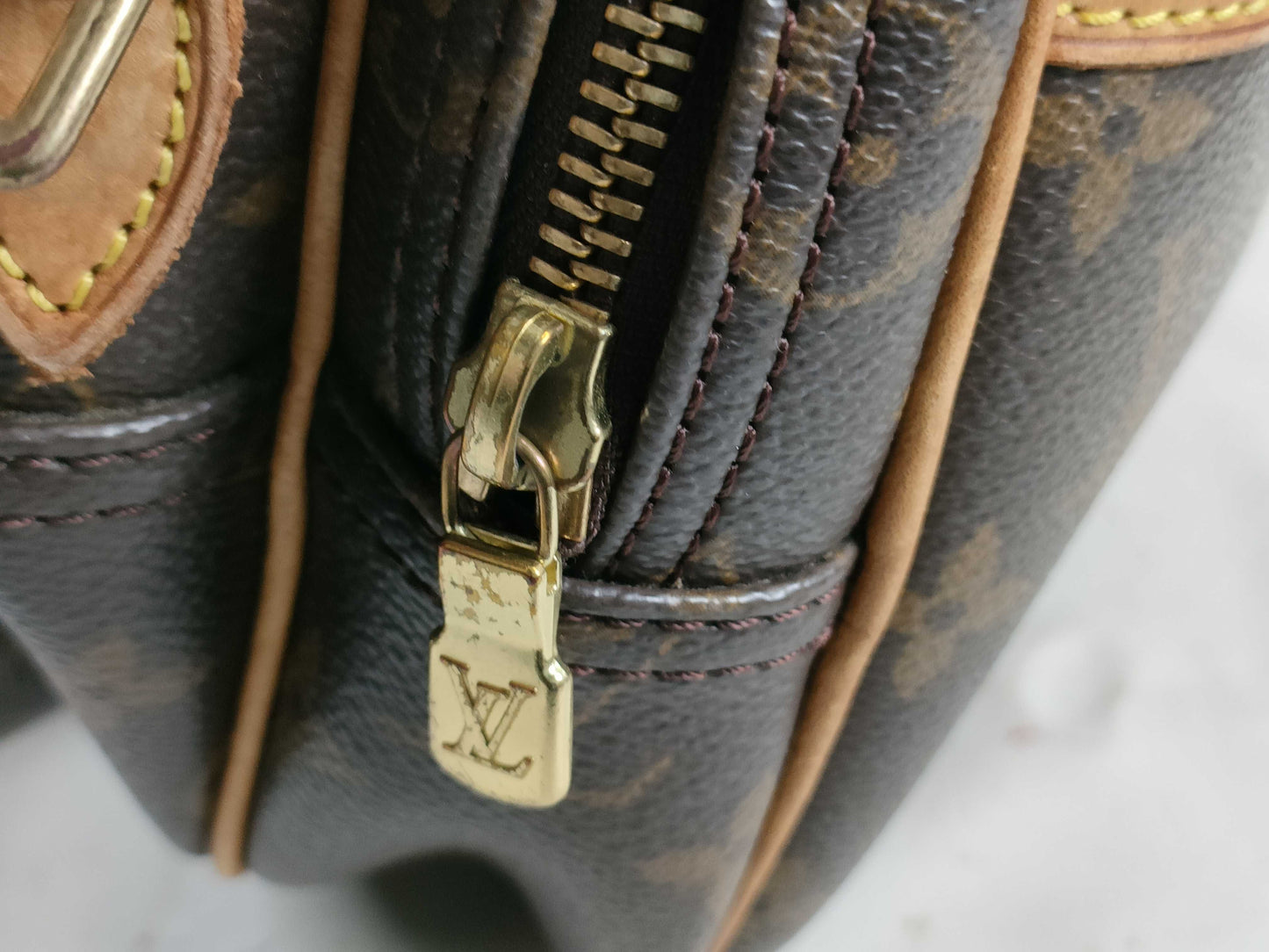 LOUIS VUITTON RFID Unverified SP 0070 Monogram M45254 Reporter PM Shoulder Bag