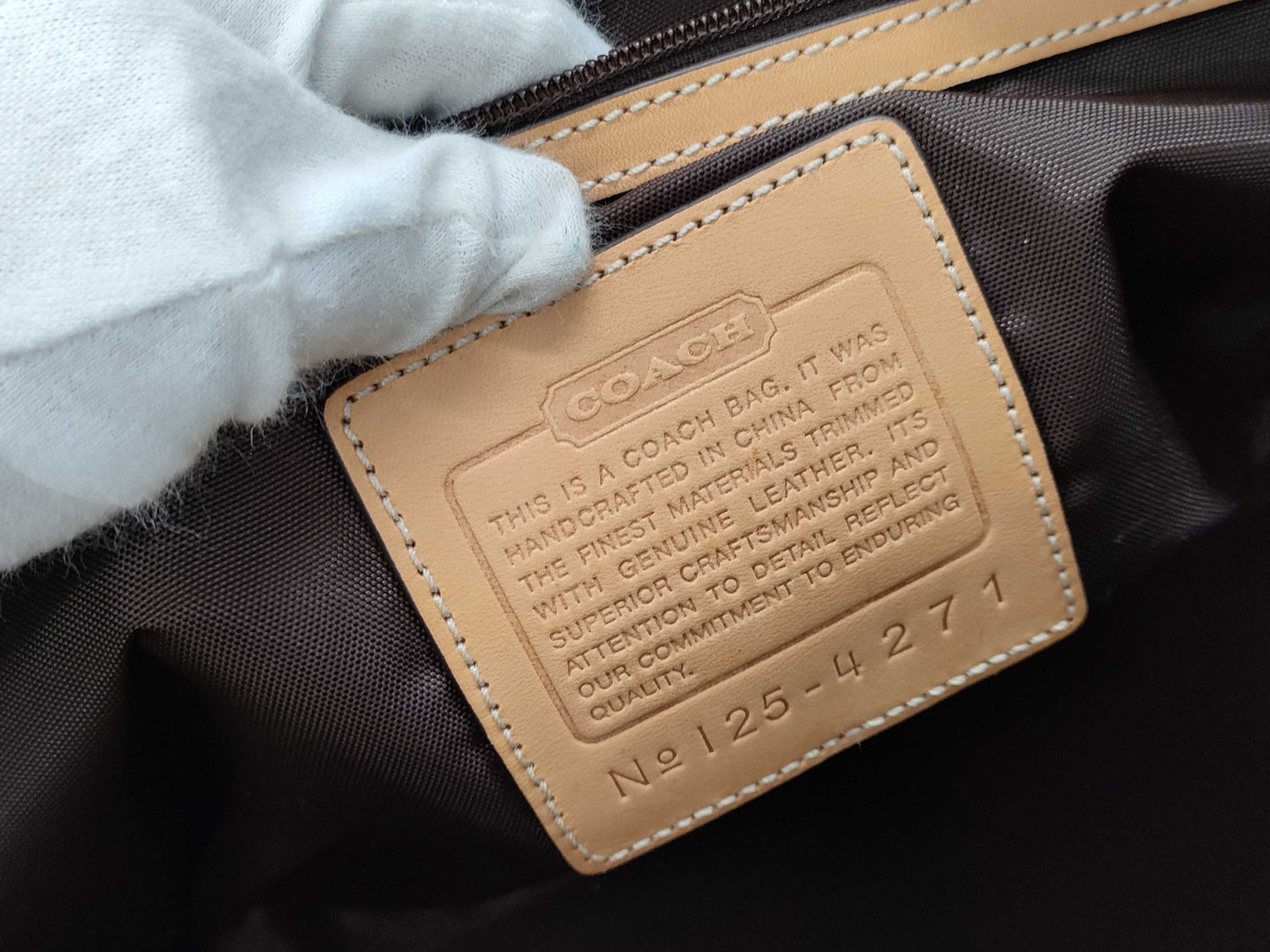 COACH Signature 125-4271 Tote Shopping Tote Bag