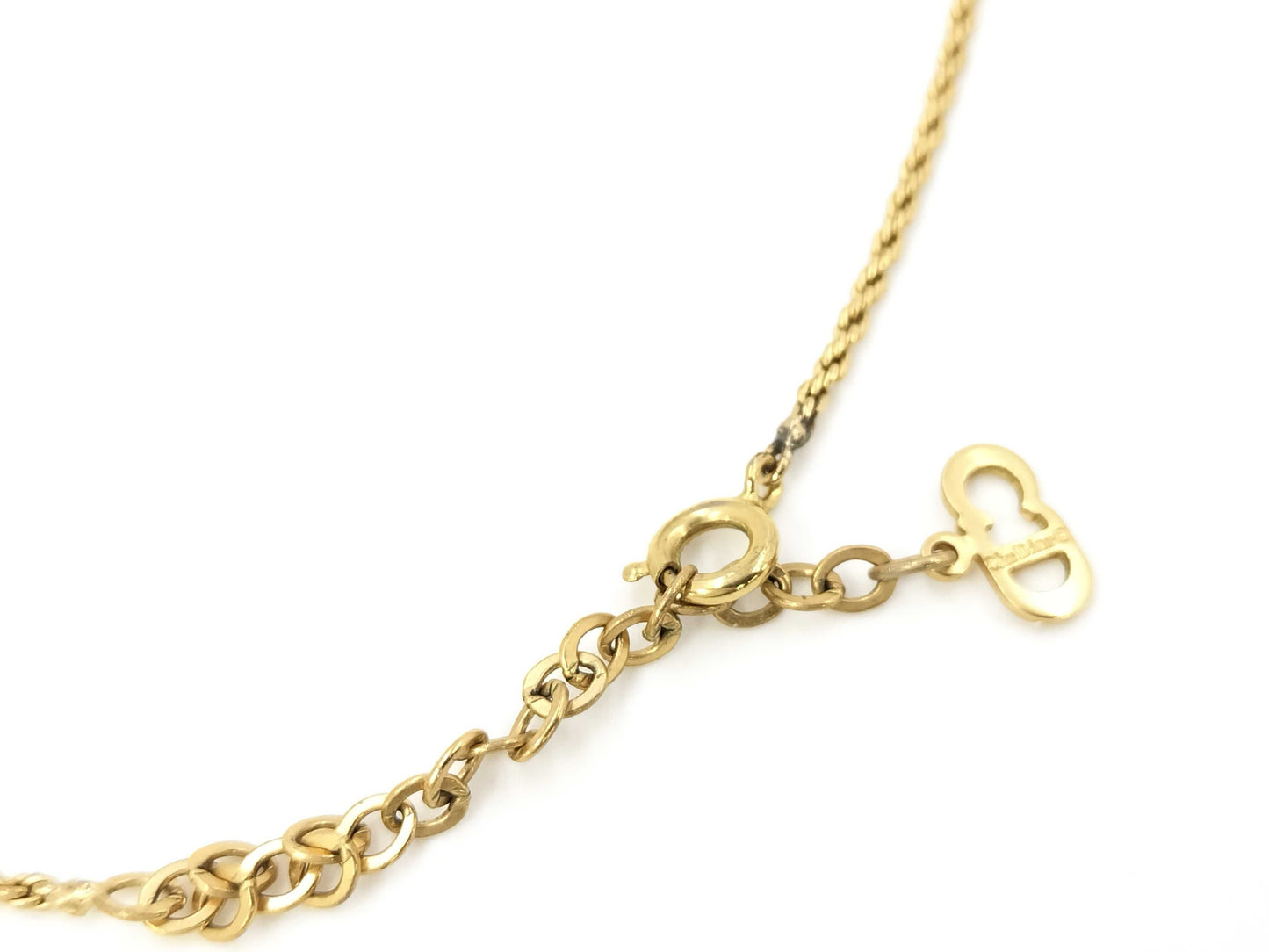 Dior Logo Circle Necklace Necklace