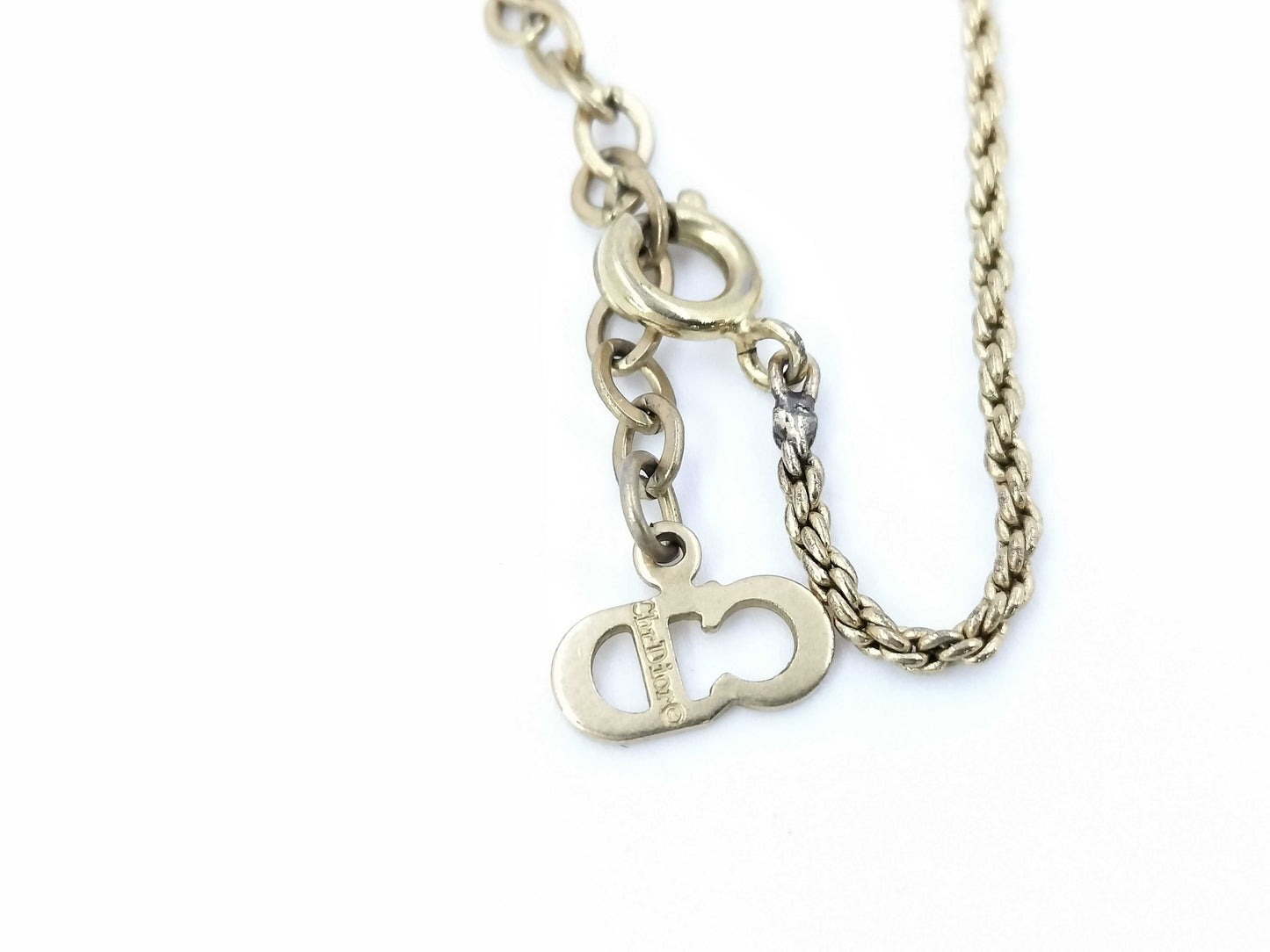 Dior Logo Circle Necklace Necklace