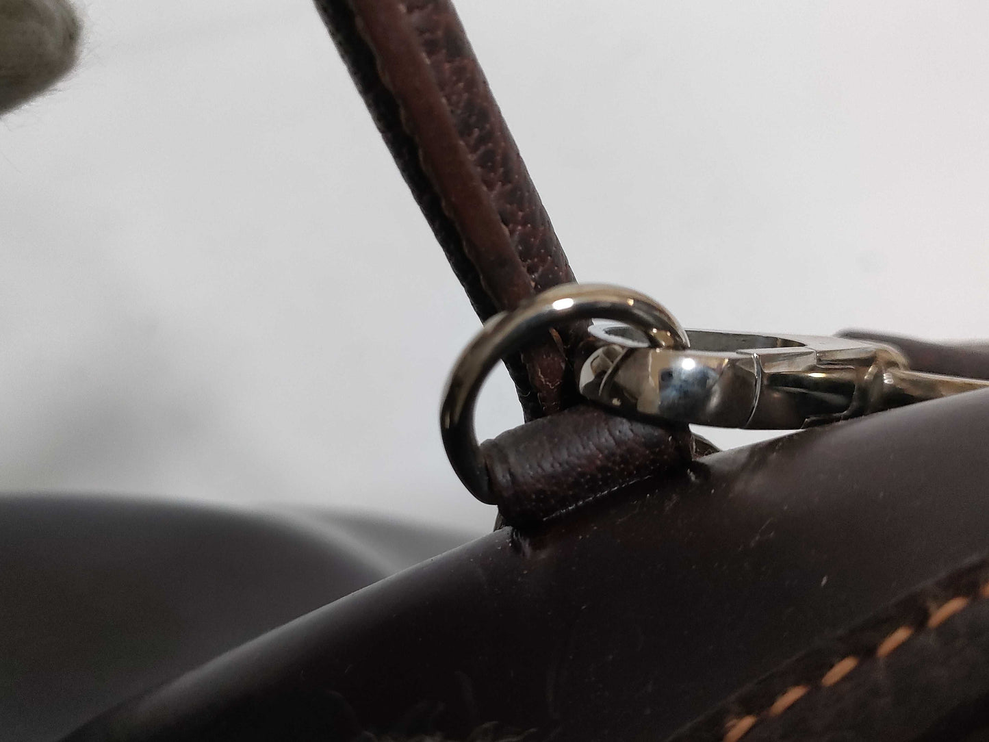 HERMES H Garden Party All Leather Brown Tote Bag