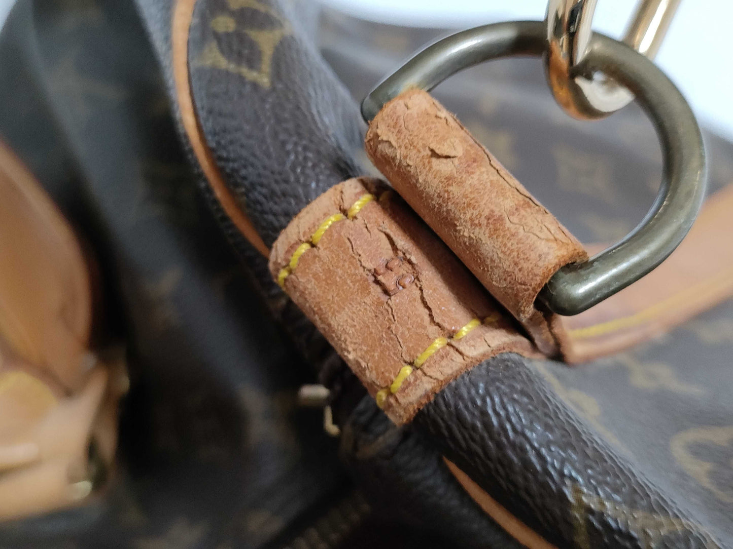 LOUIS VUITTON RFID Unverified Monogram M41414 Keepall Bandouliere 55 Boston Bag