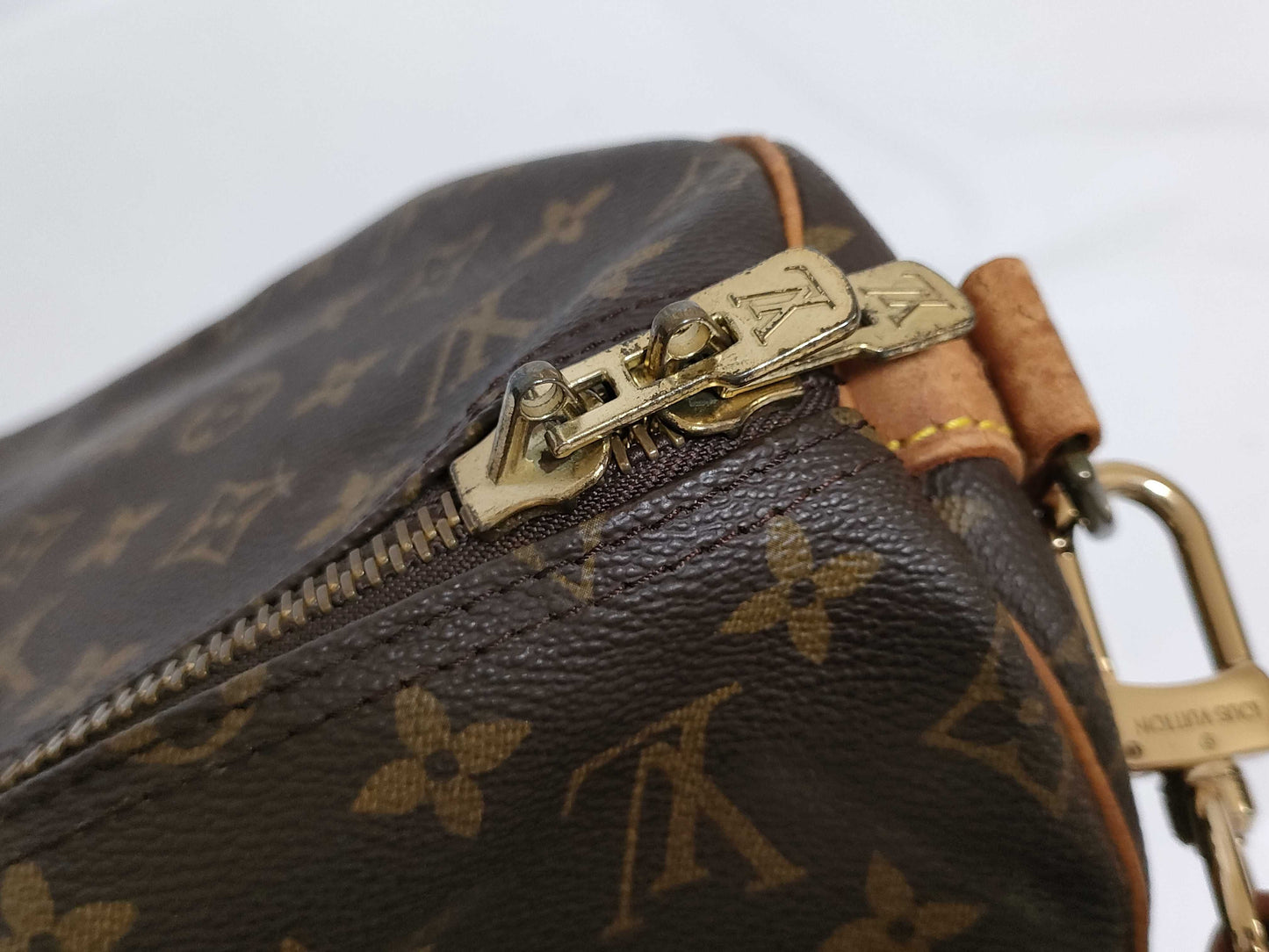 LOUIS VUITTON RFID Unverified Monogram M41414 Keepall Bandouliere 55 Boston Bag