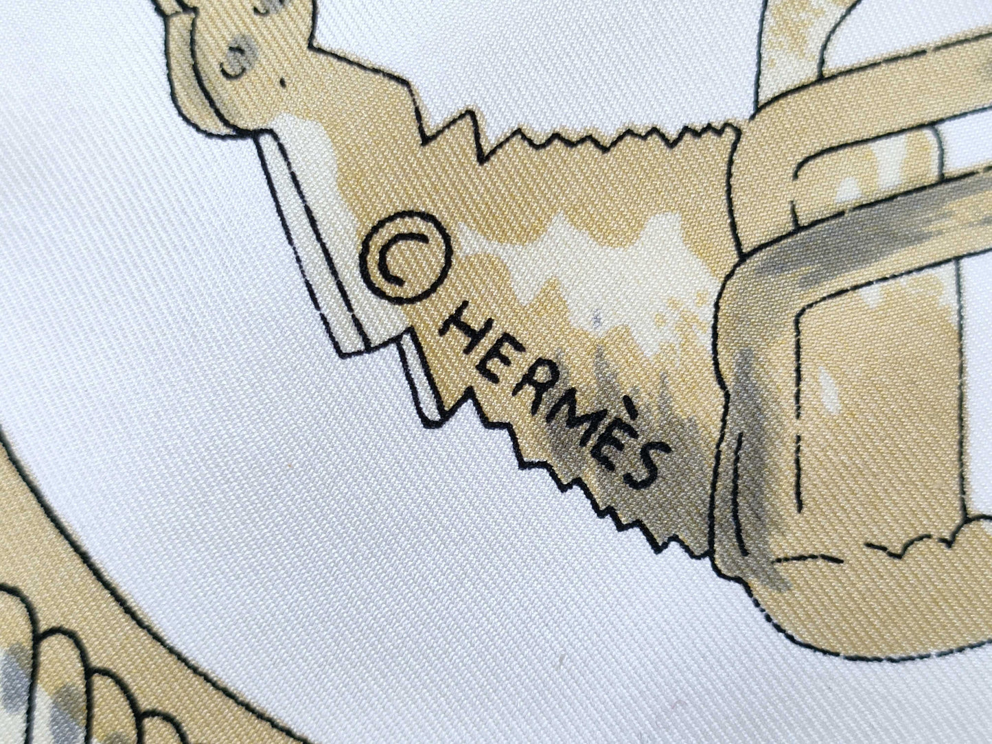 HERMES Carre Scarf without tag