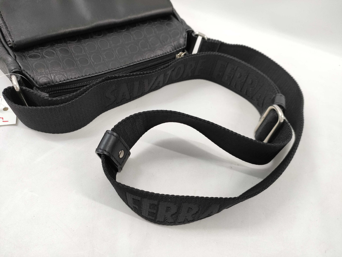 Salvatore Ferragamo Gancini Leather Shoulder Bag