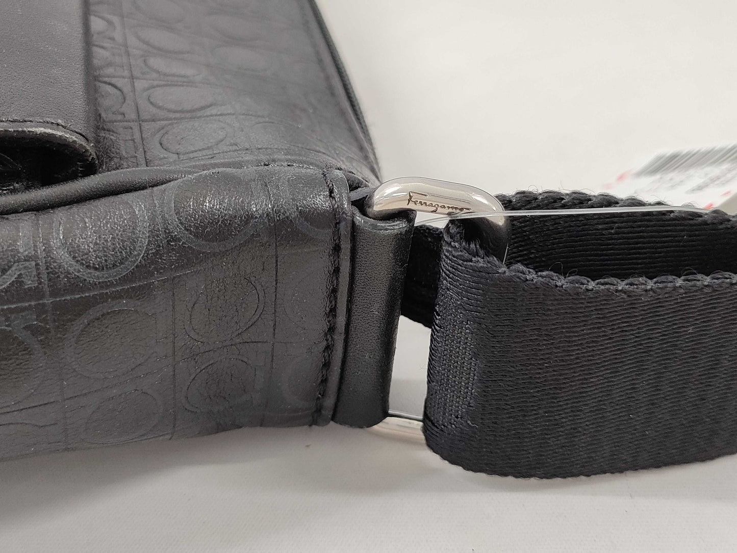 Salvatore Ferragamo Gancini Leather Shoulder Bag