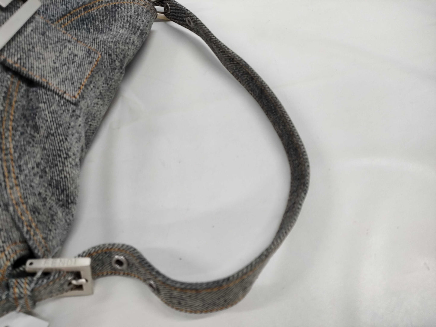 FENDI Mamma Denim Shoulder Bag
