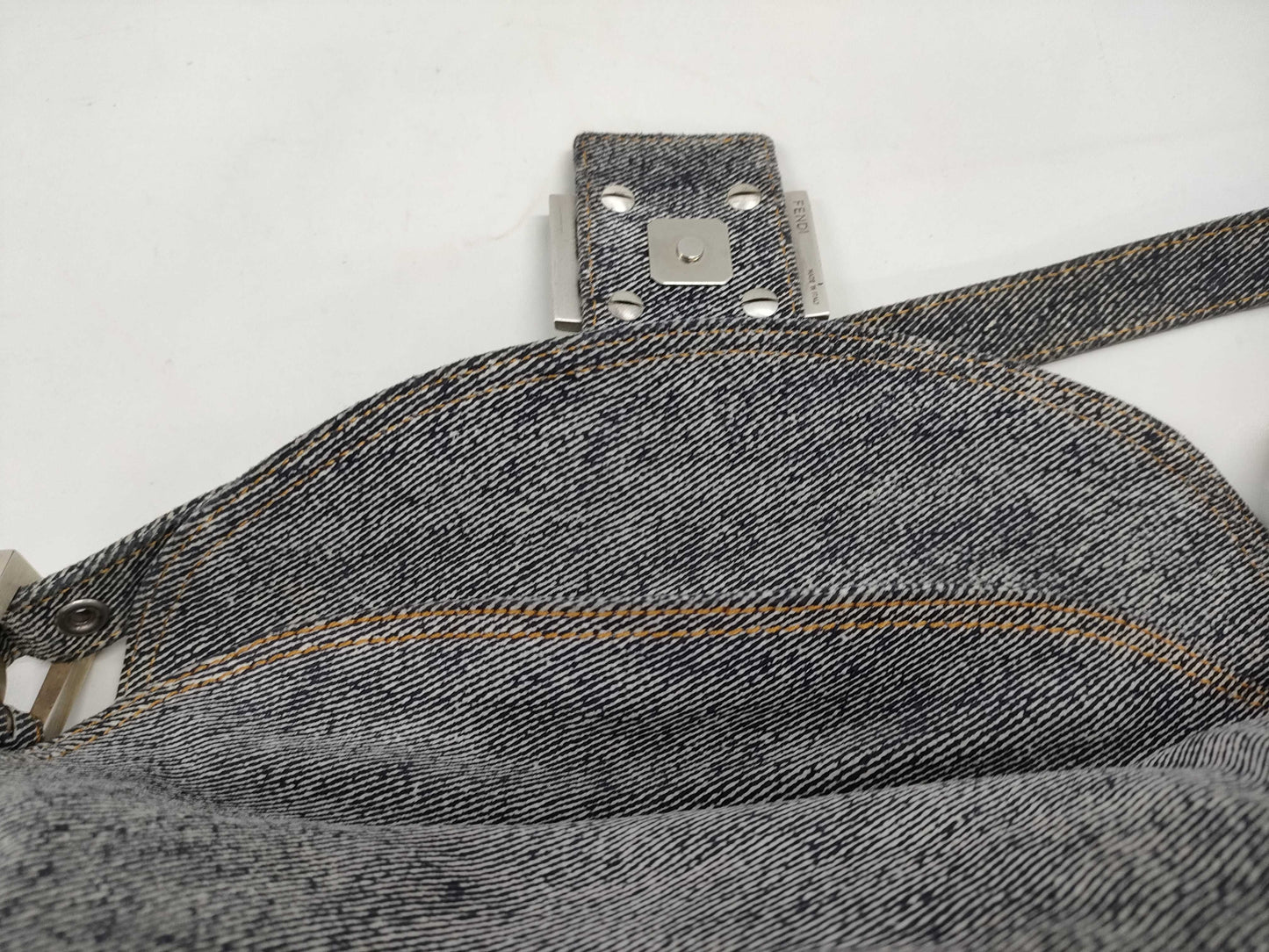 FENDI Mamma Denim Shoulder Bag