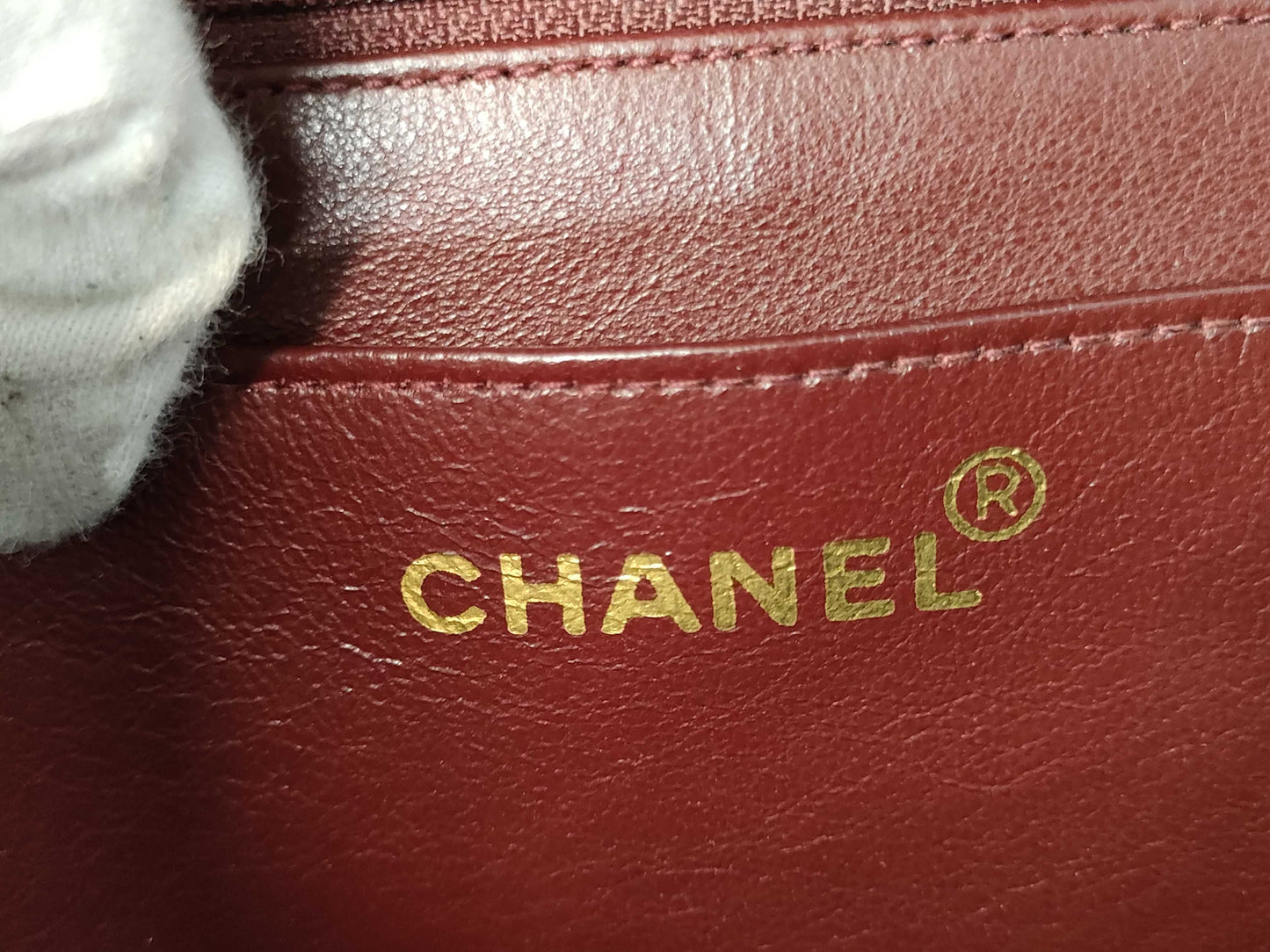 CHANEL Lambskin Dekamato 34 Shoulder Bag