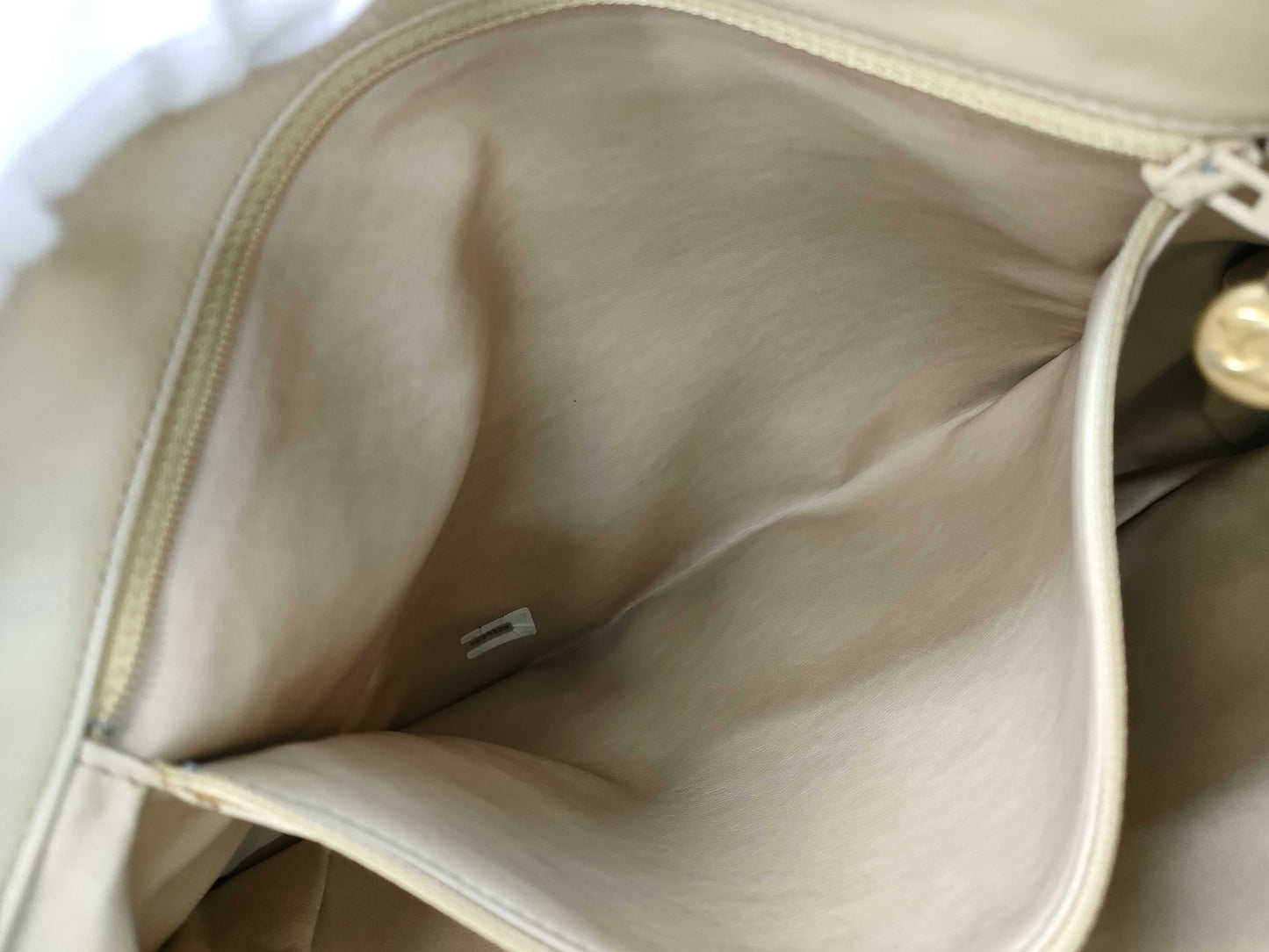 CHANEL Lambskin Matelasse Chain Tote Shoulder Bag