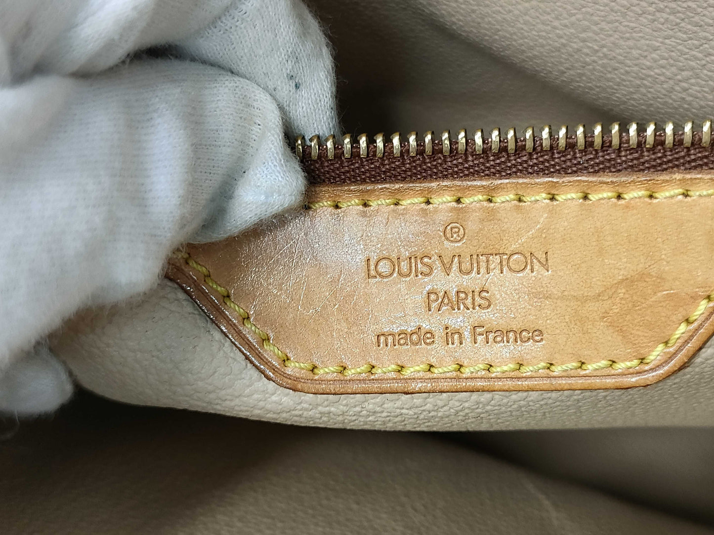 LOUIS VUITTON Monogram M42238 Petit Bucket Tote Bag