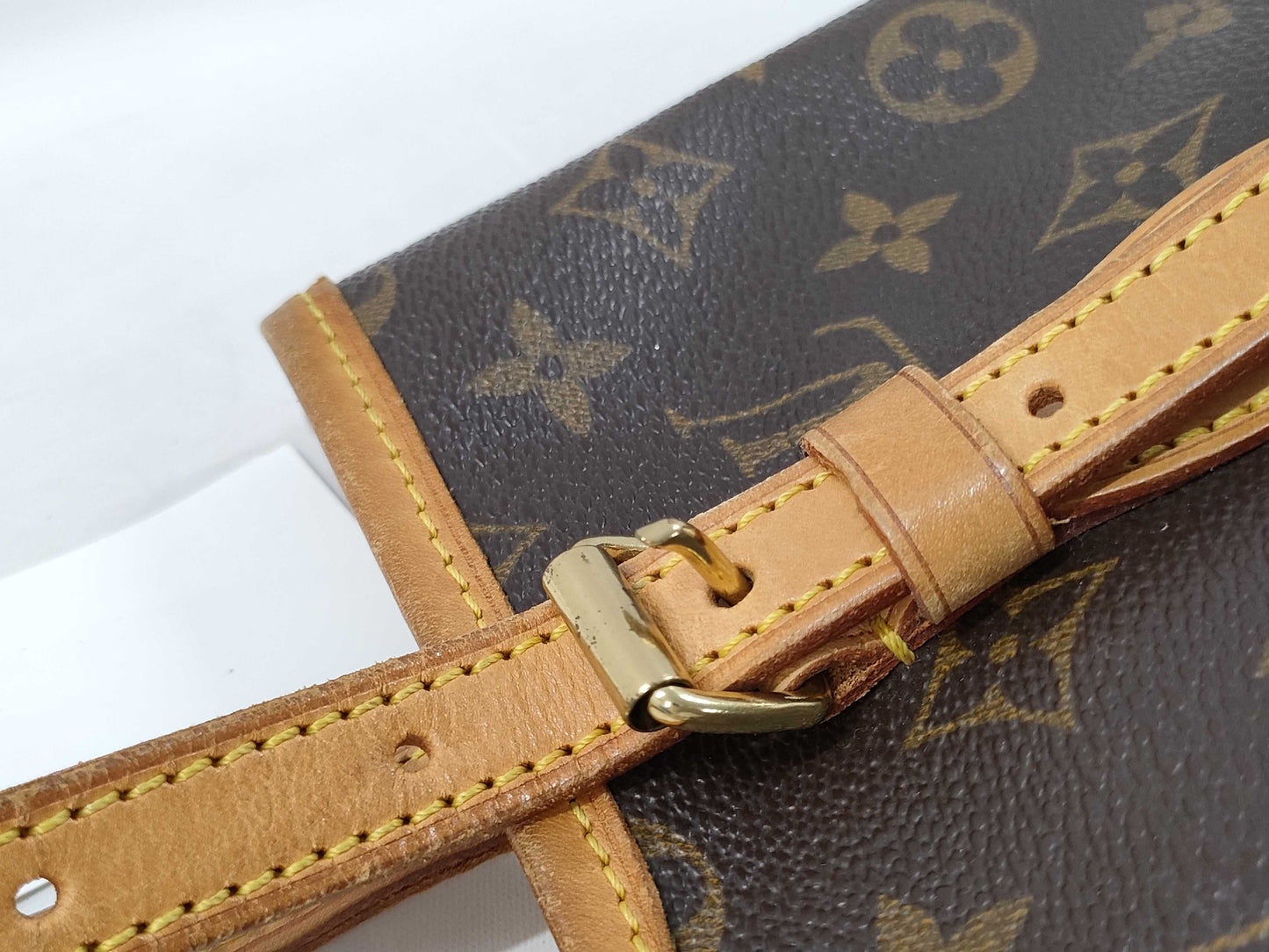 LOUIS VUITTON Monogram M42238 Petit Bucket Tote Bag