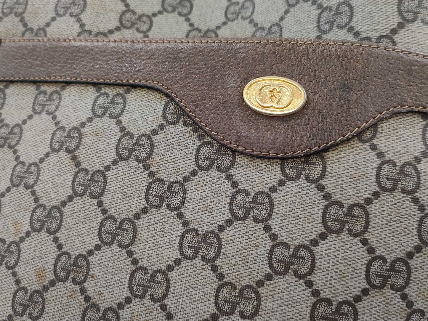 GUCCI Old Sherry Tote Bag