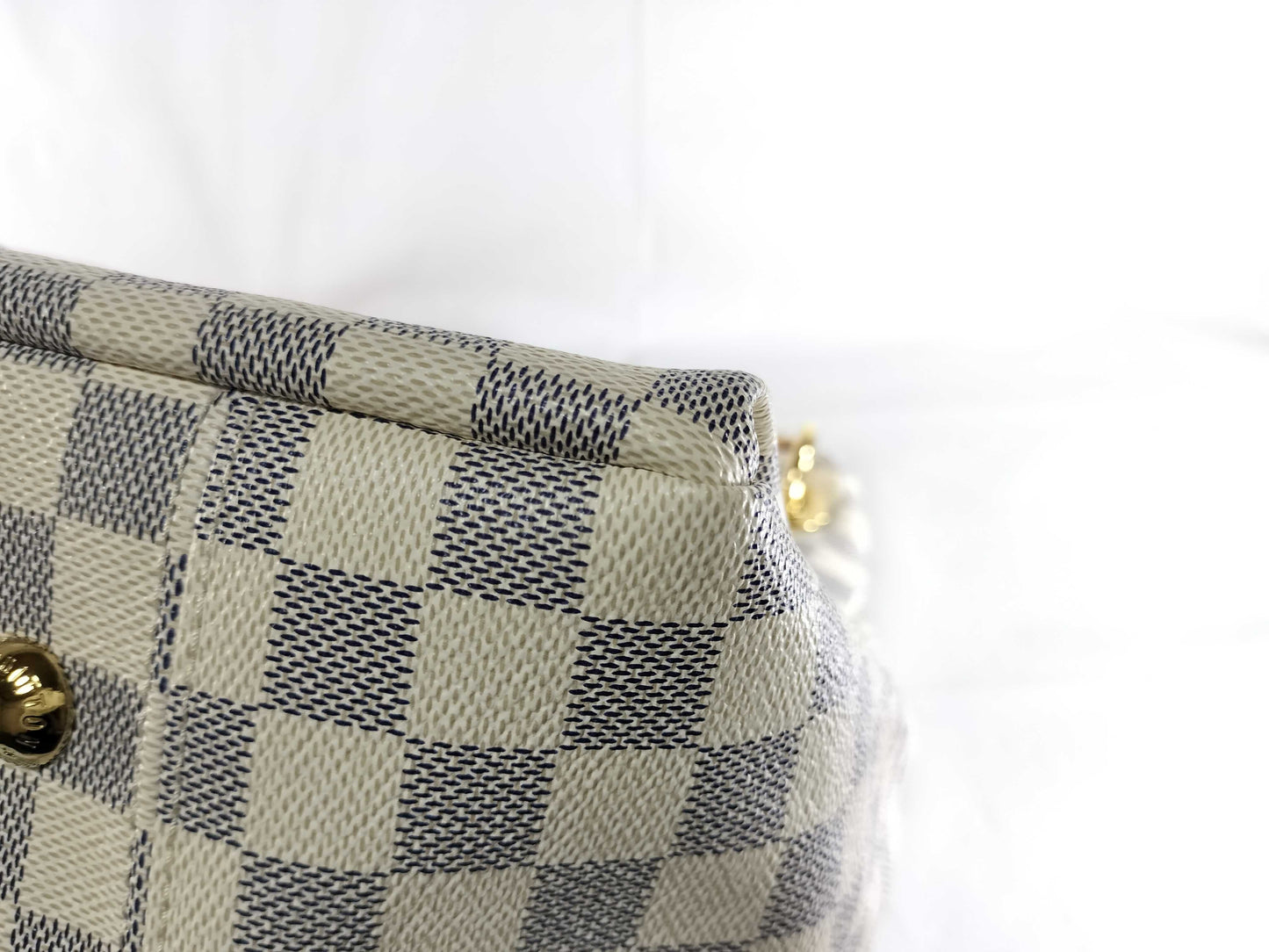 LOUIS VUITTON Damier Azur Artsy GM Shoulder Bag