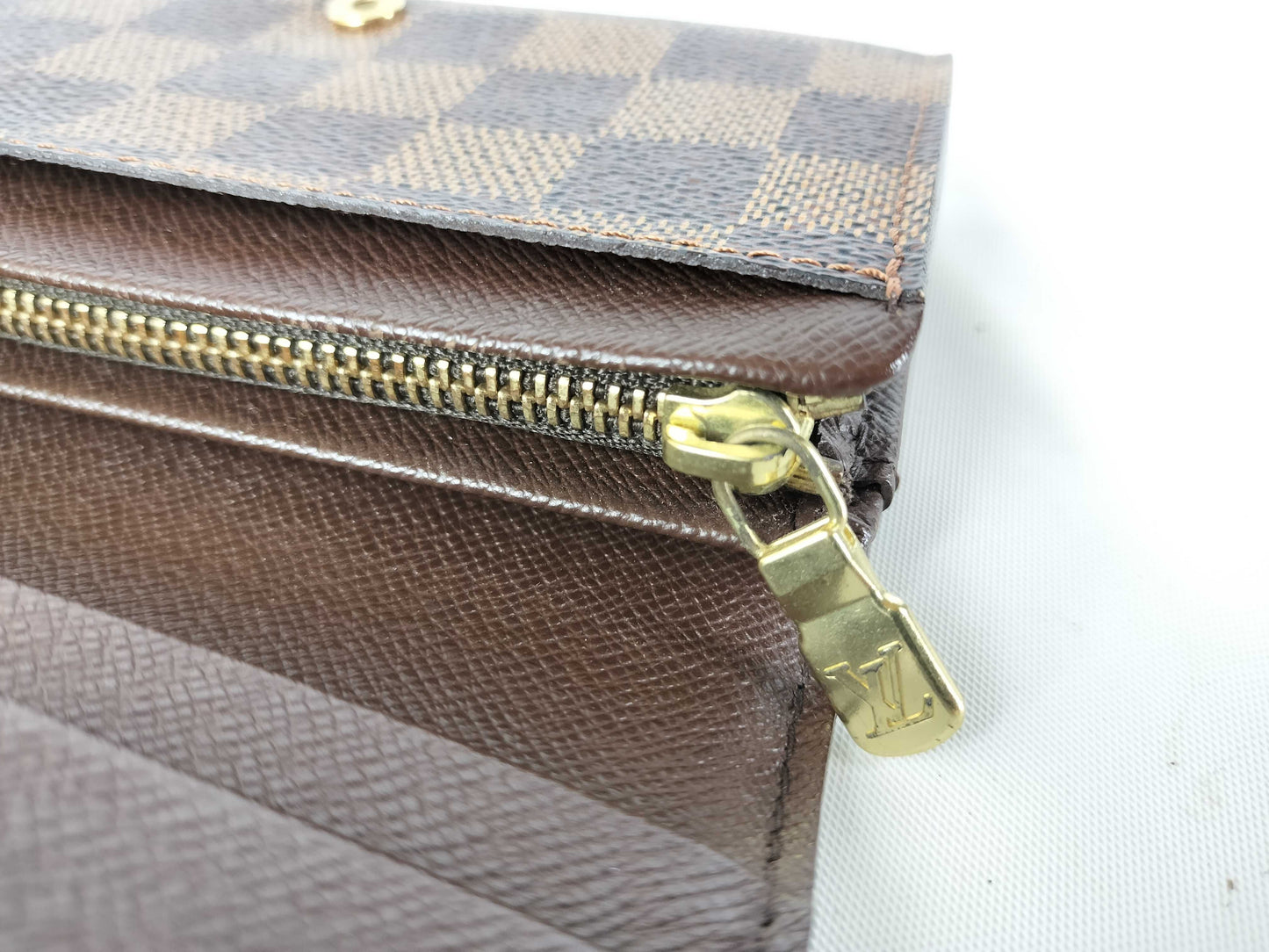 LOUIS VUITTON CA0025 Damier Porte Monnaie Bi-Tresor Wallet