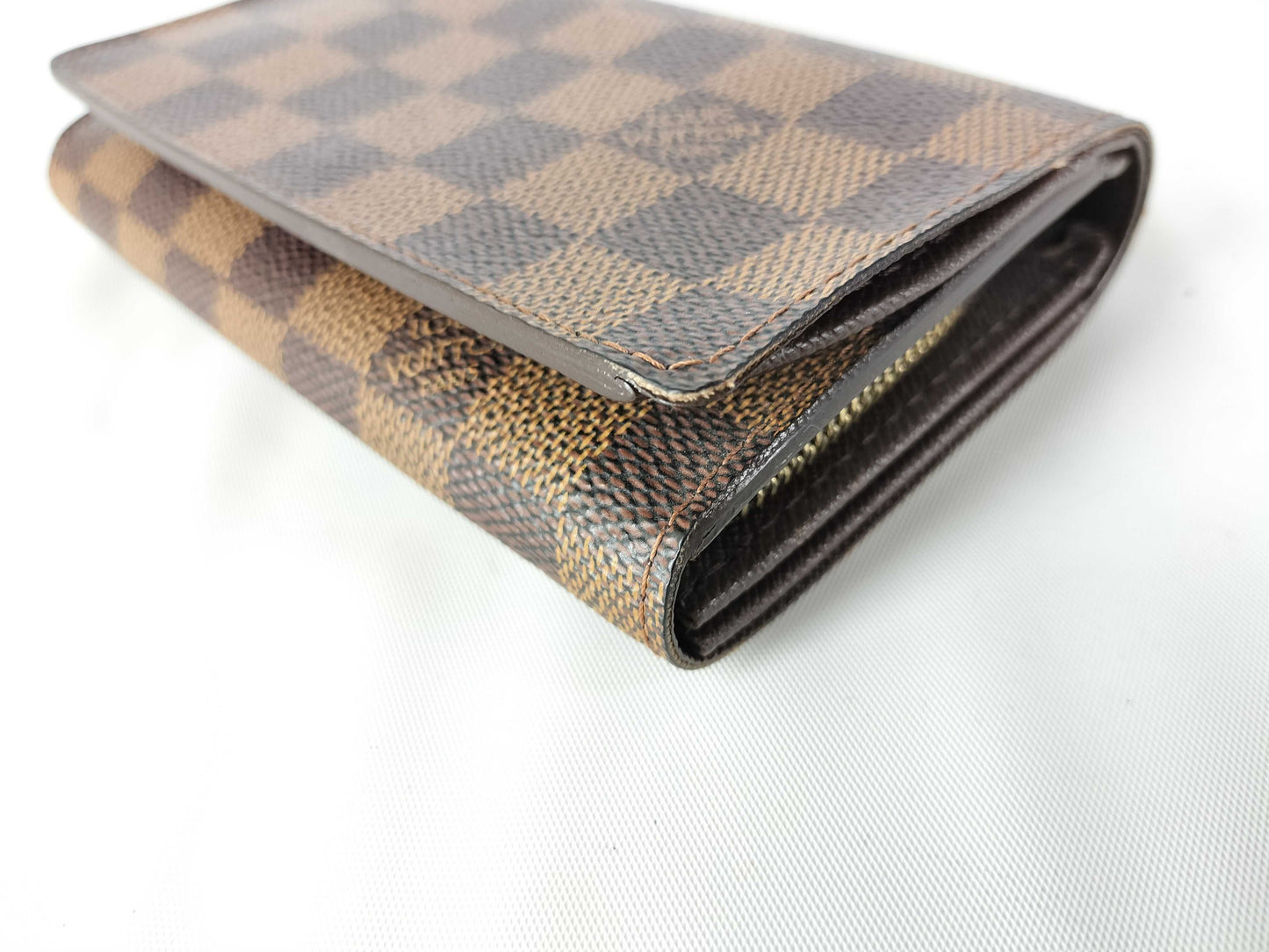 LOUIS VUITTON CA0025 Damier Porte Monnaie Bi-Tresor Wallet